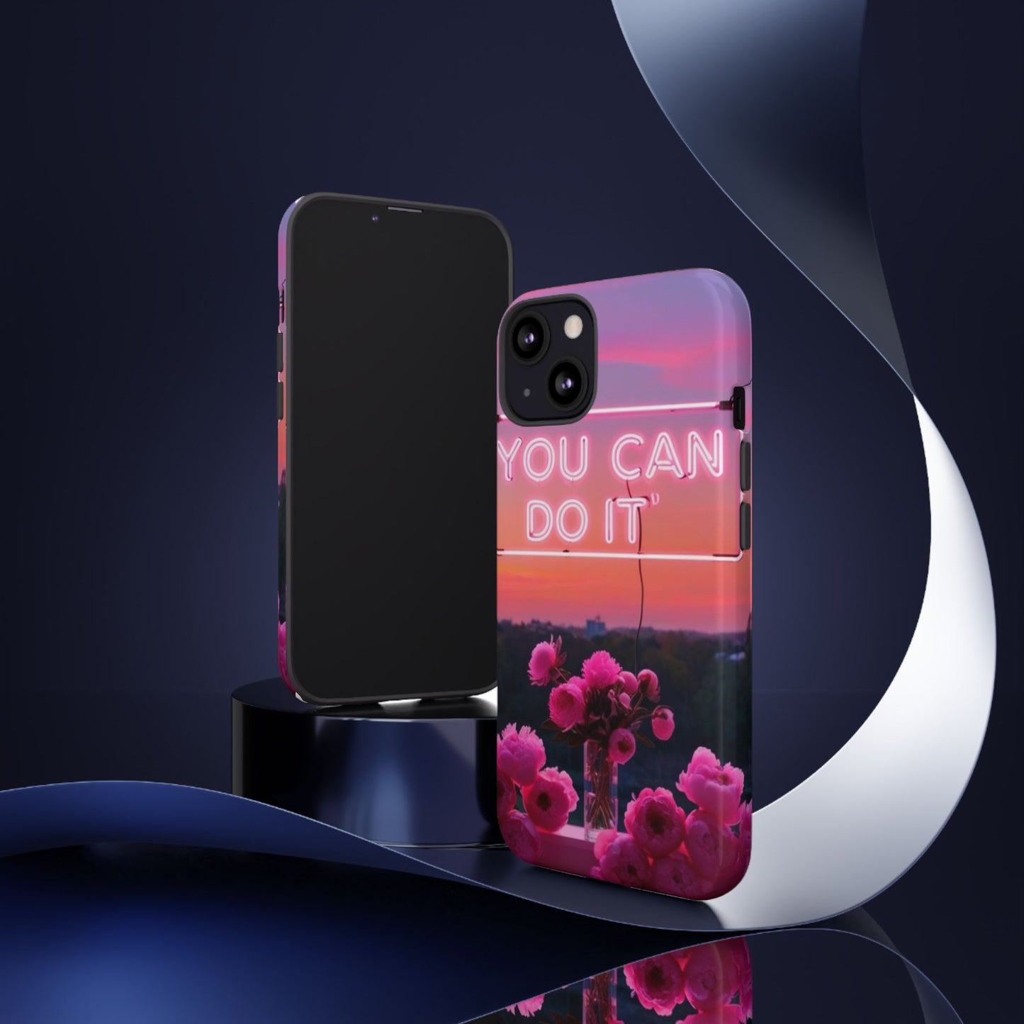 You can do it phone case bold words, soft strength