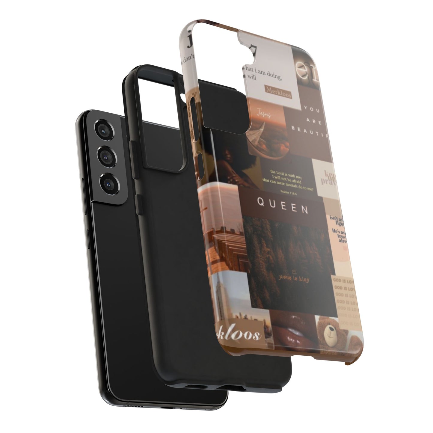 Jesus is King phone case identity, trust and power and every hold