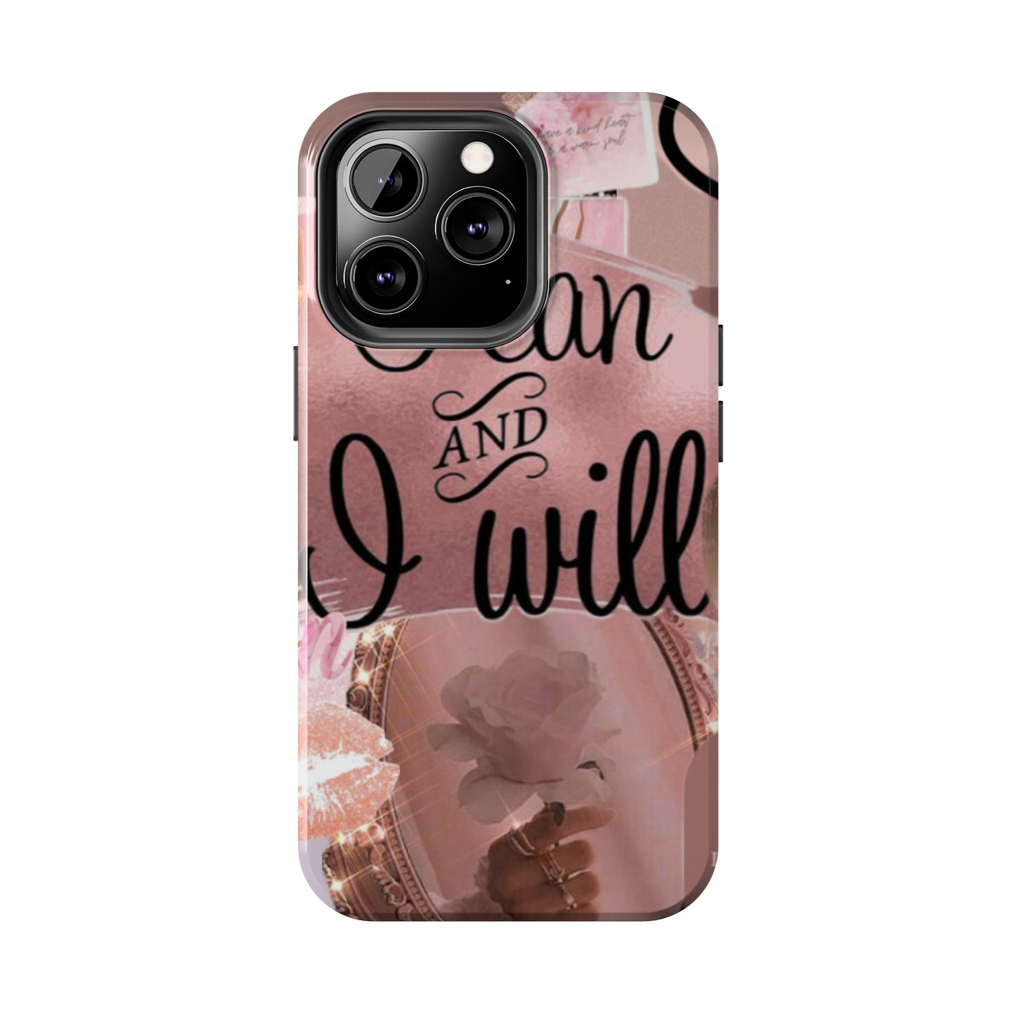 I can and I will  phone case faith, focus, and fierceness