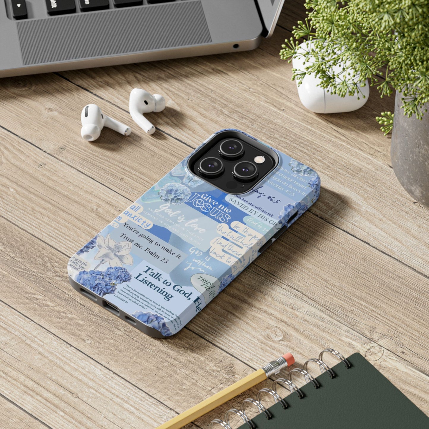 Talk to God he’s listening phone cases