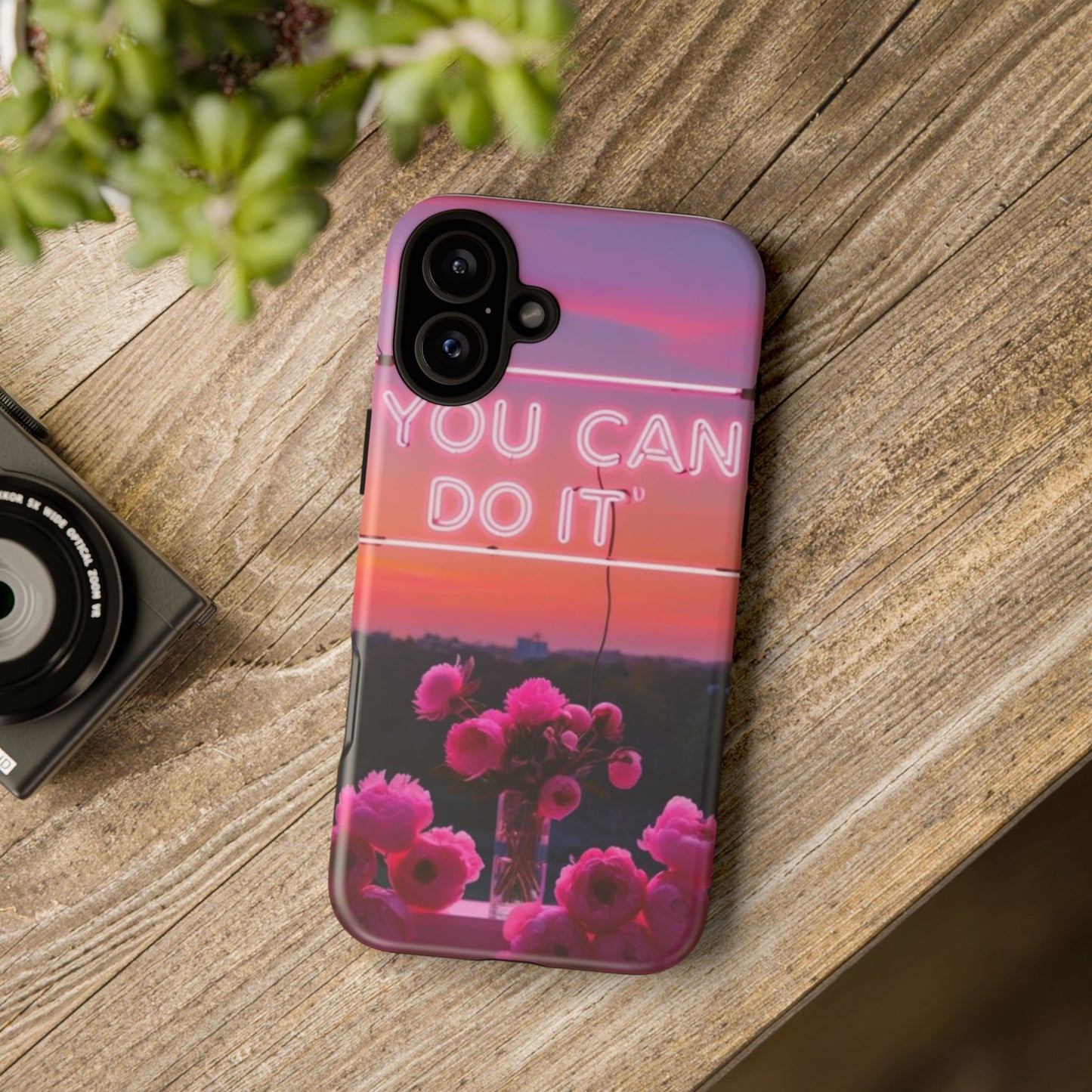 You can do it phone case bold words, soft strength