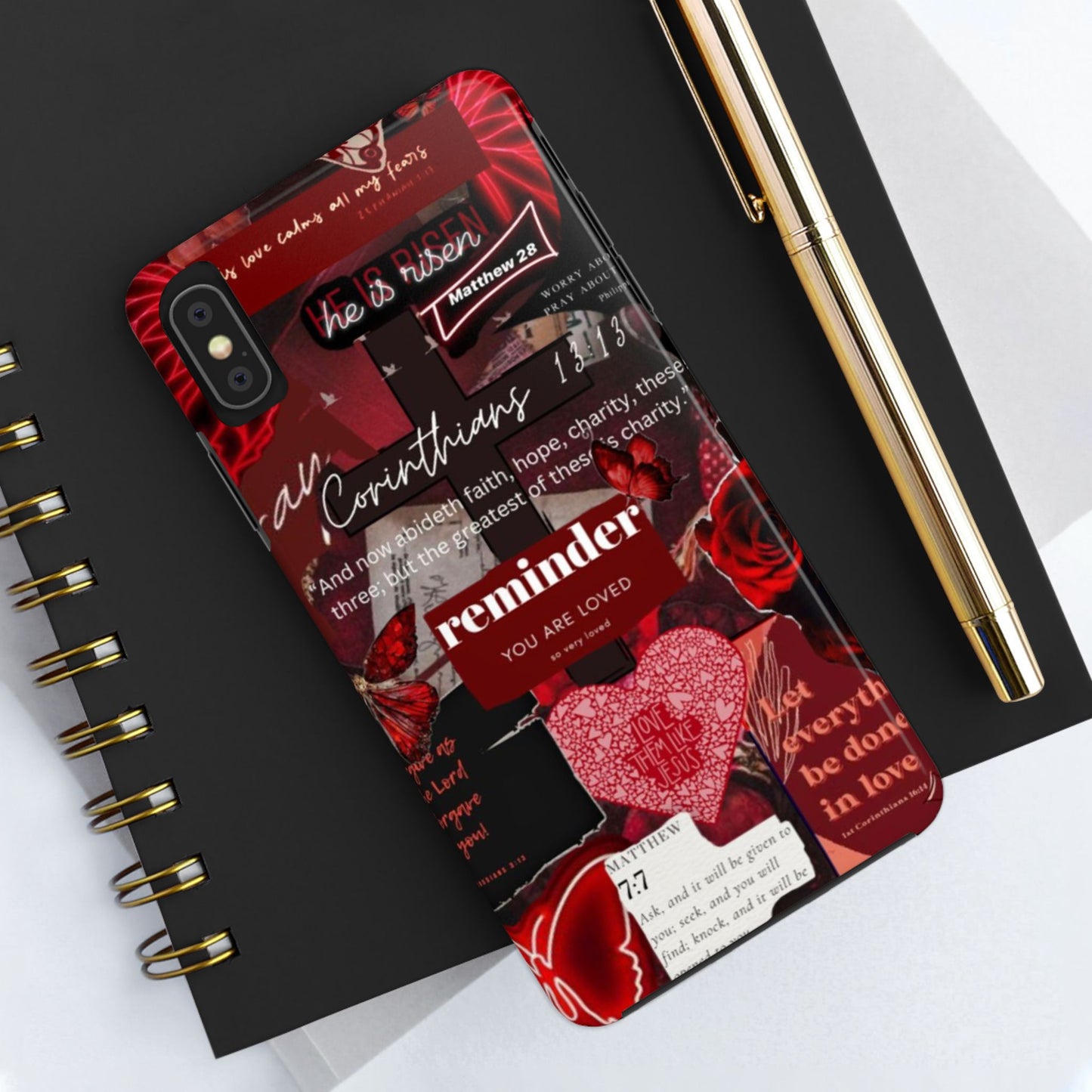 You are loved phone case, faith, love, and bold truth