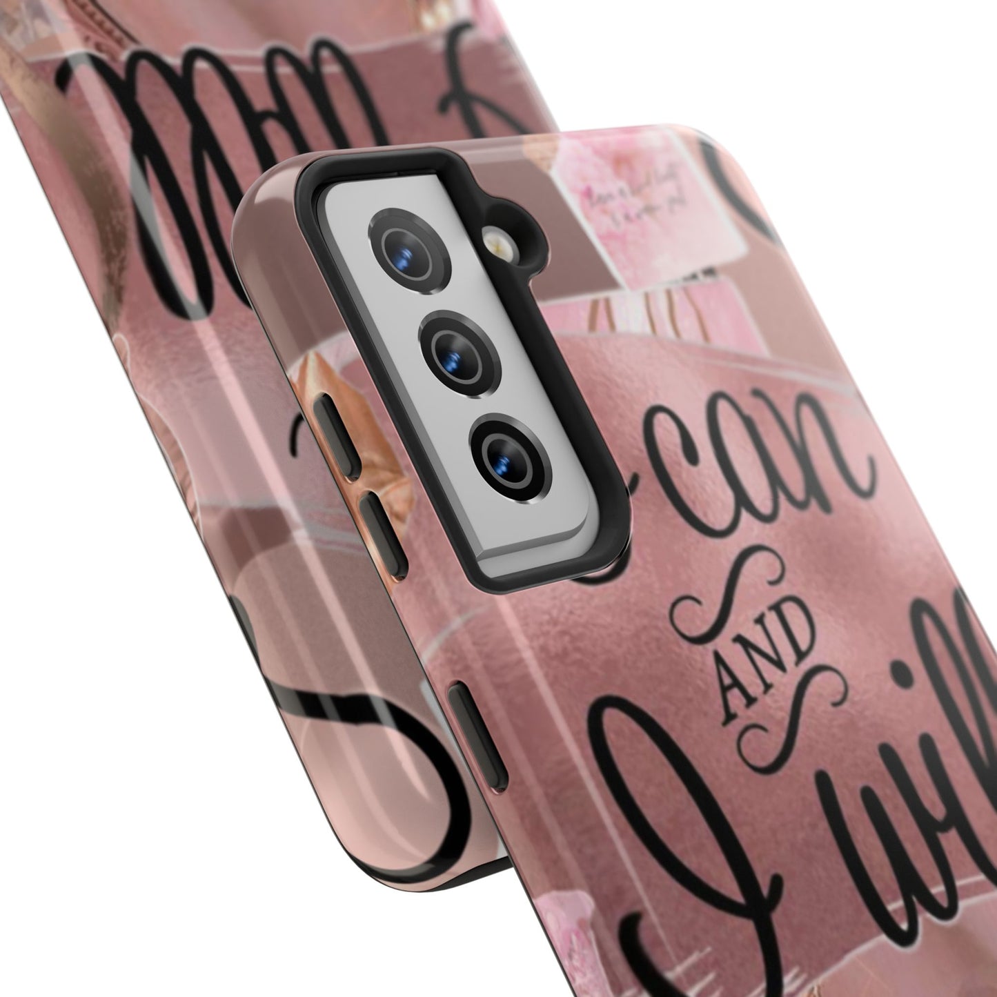 I can and I will  phone case faith, focus, and fierceness