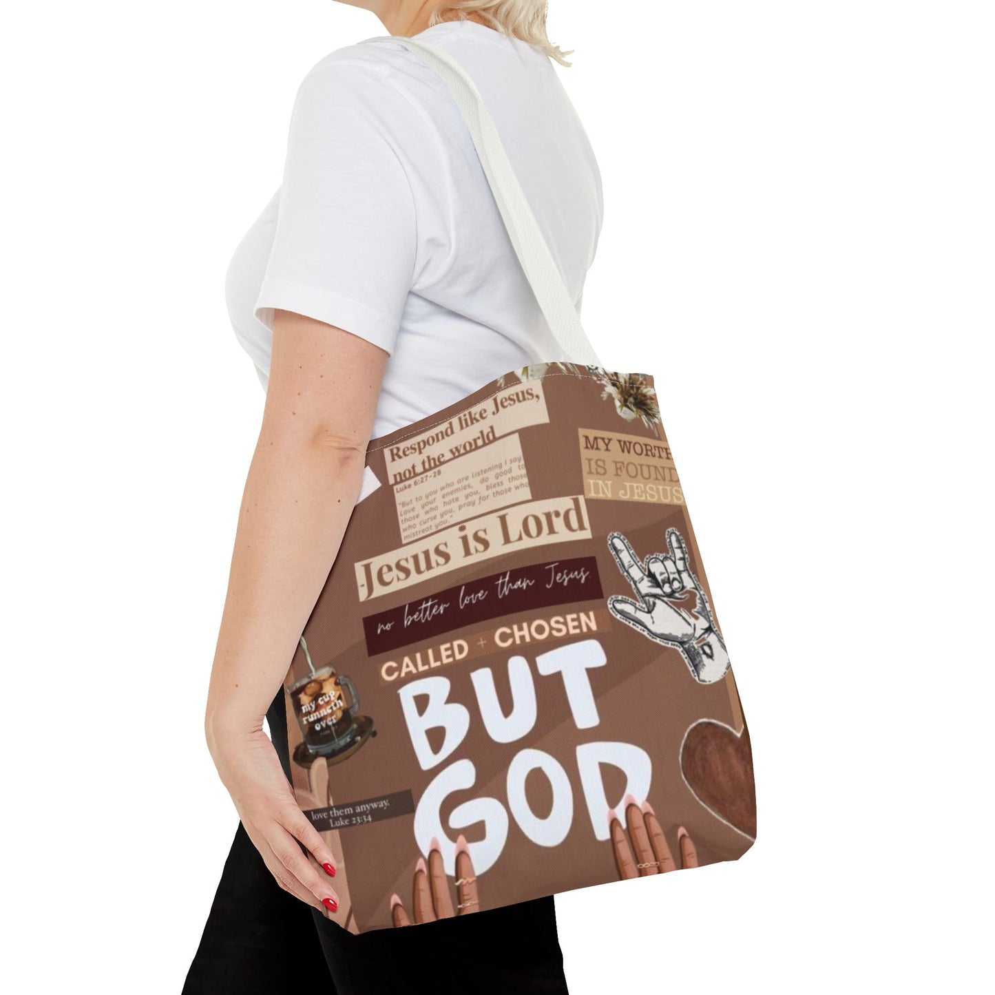 Inspirational Christian Tote Bag - 'Jesus is Lord' Design