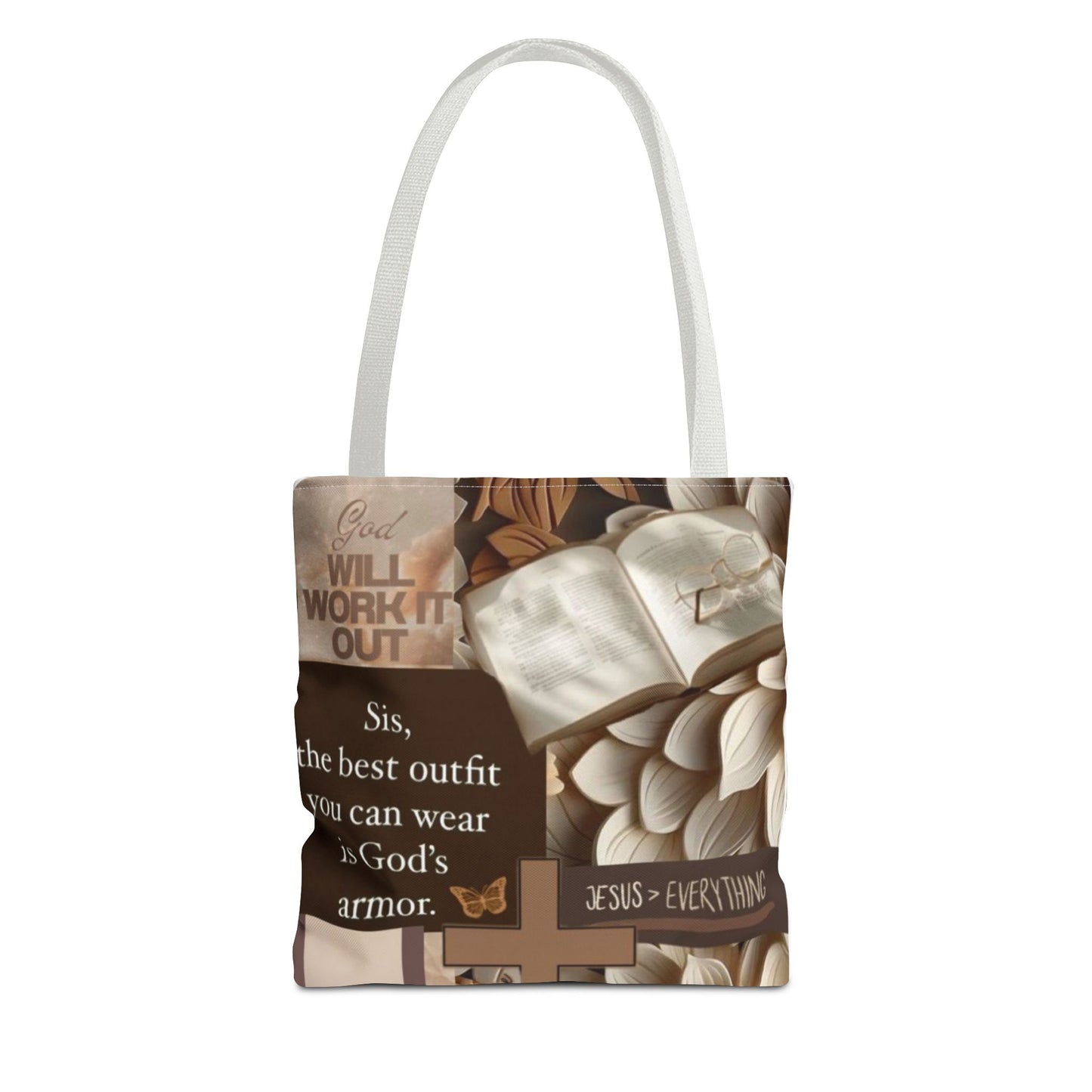 Inspirational Faith Tote Bag - Jesus is Everything Design
