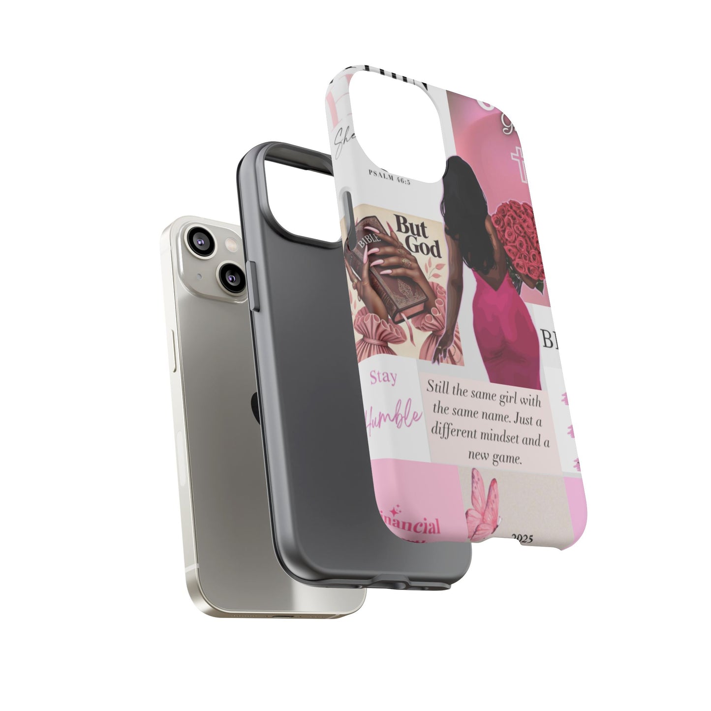 Same girl new game glow up with God phone case