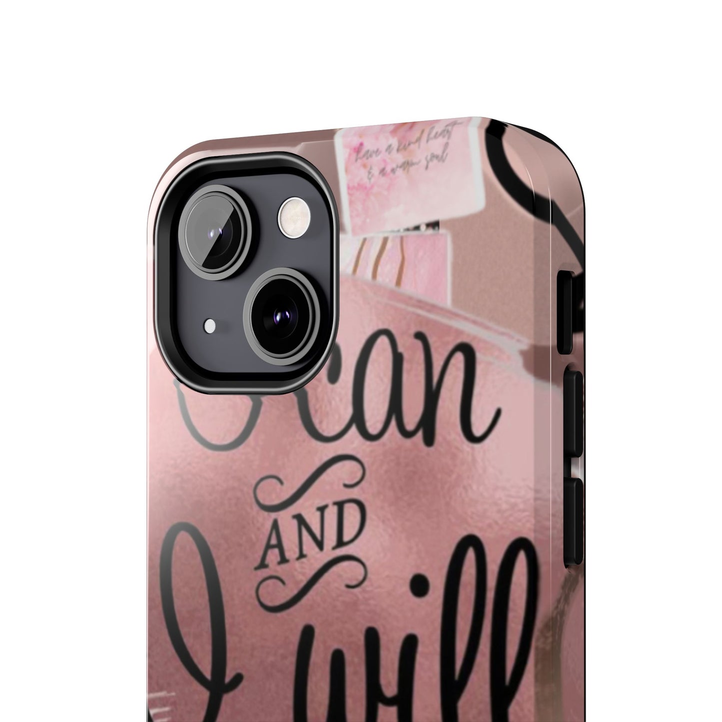 I can and I will  phone case faith, focus, and fierceness