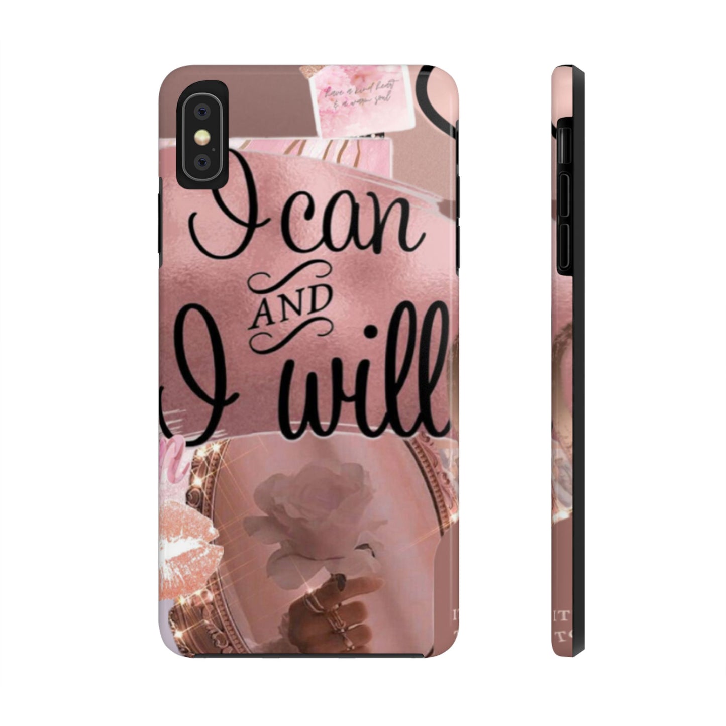 I can and I will  phone case faith, focus, and fierceness