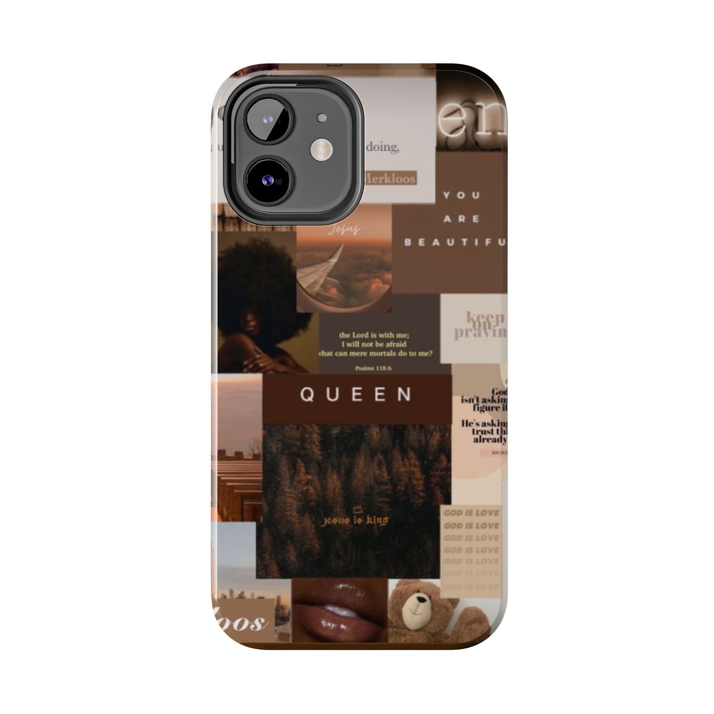 Jesus is King phone case identity, trust and power and every hold