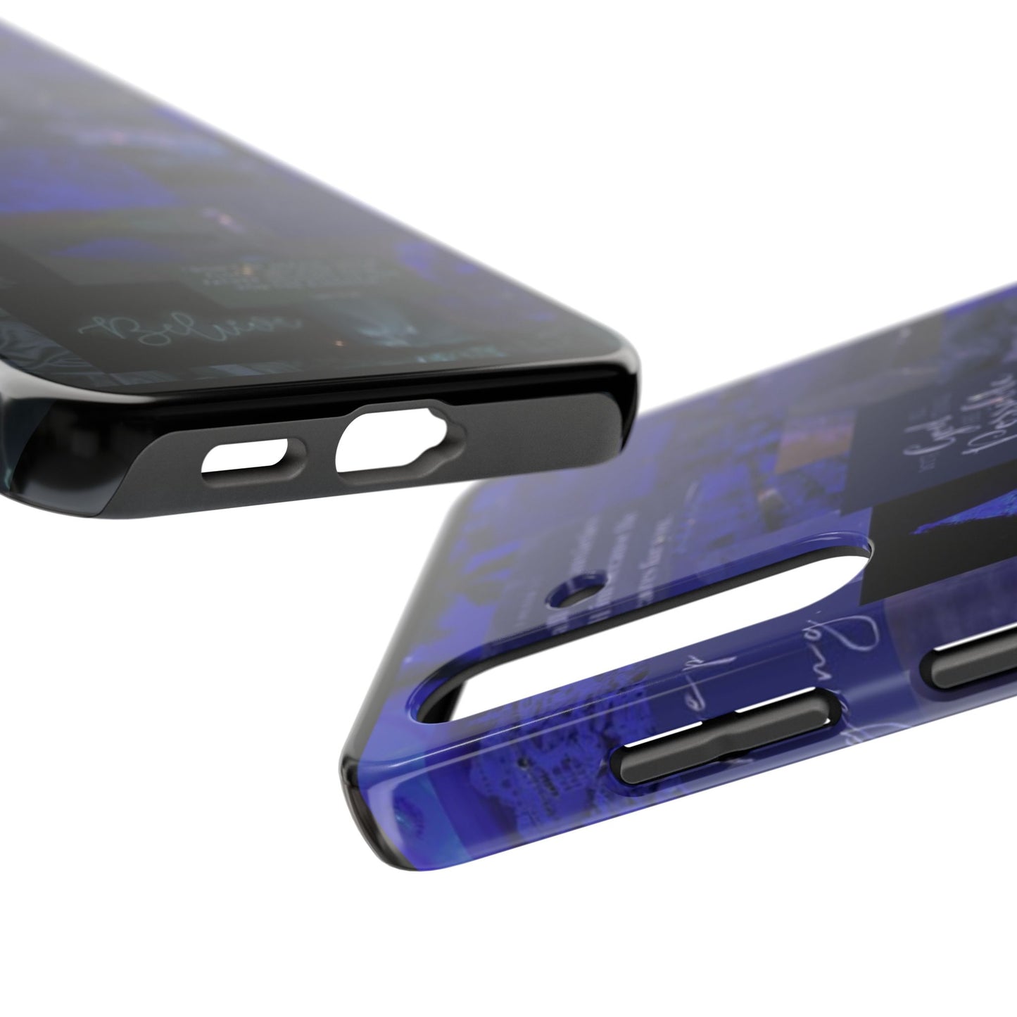 Deep blue faith, phone case with God, all things are possible