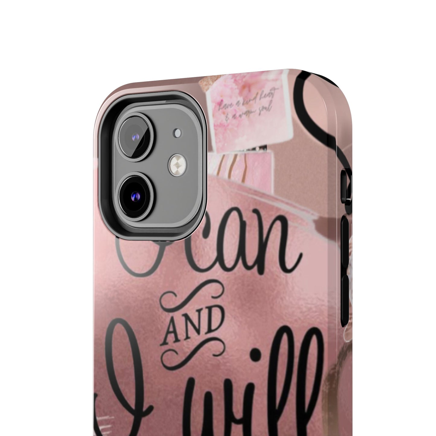 I can and I will  phone case faith, focus, and fierceness