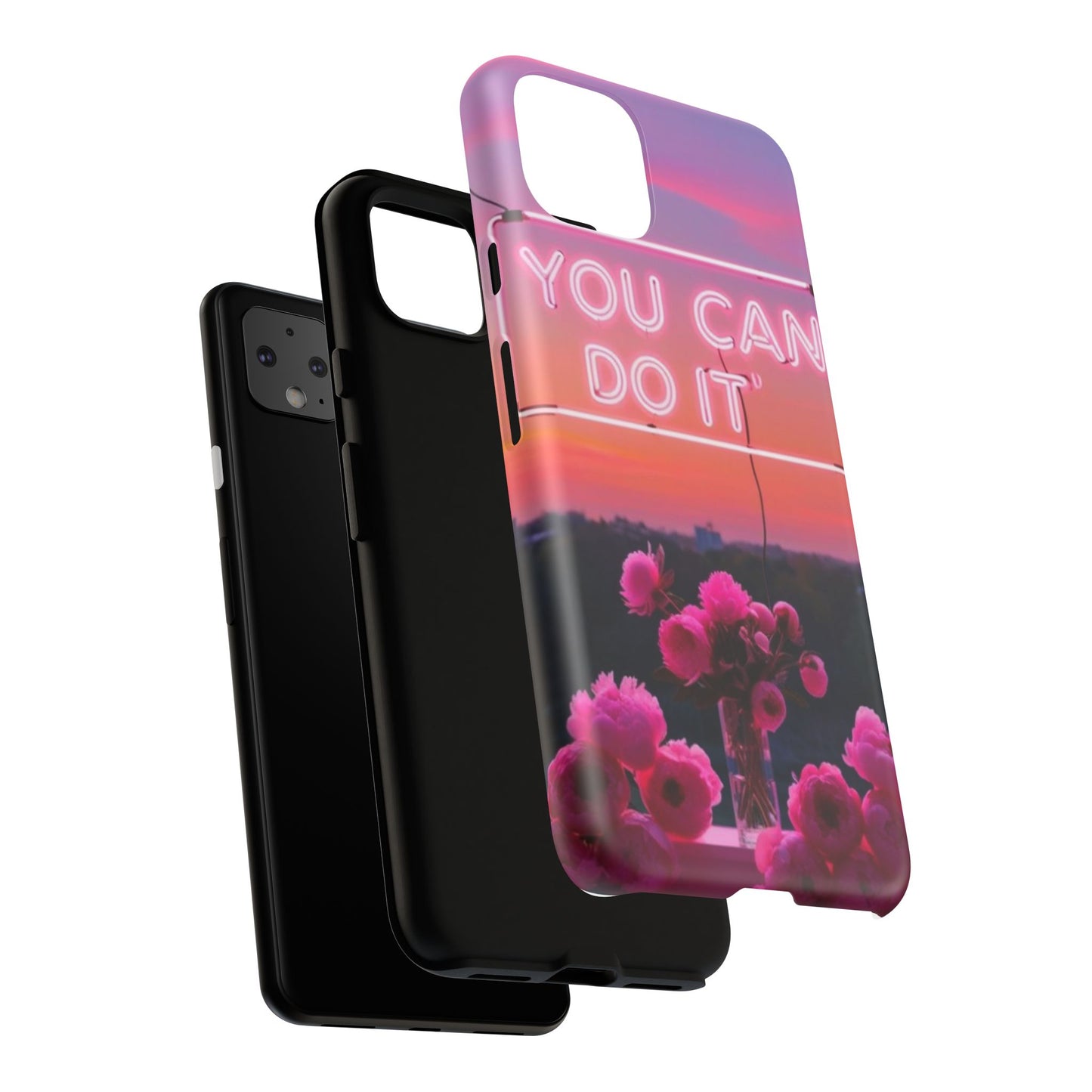 You can do it phone case bold words, soft strength