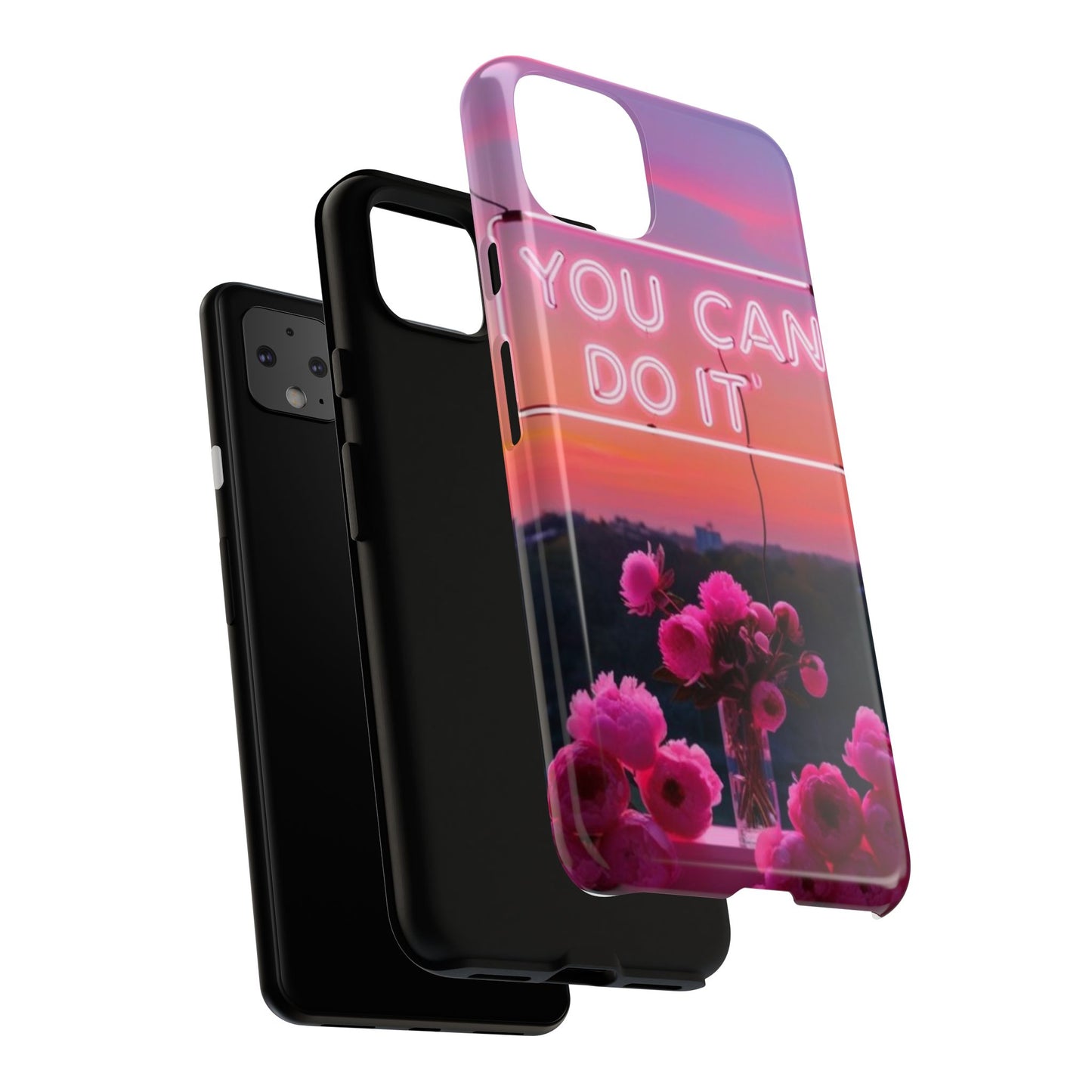 You can do it phone case bold words, soft strength