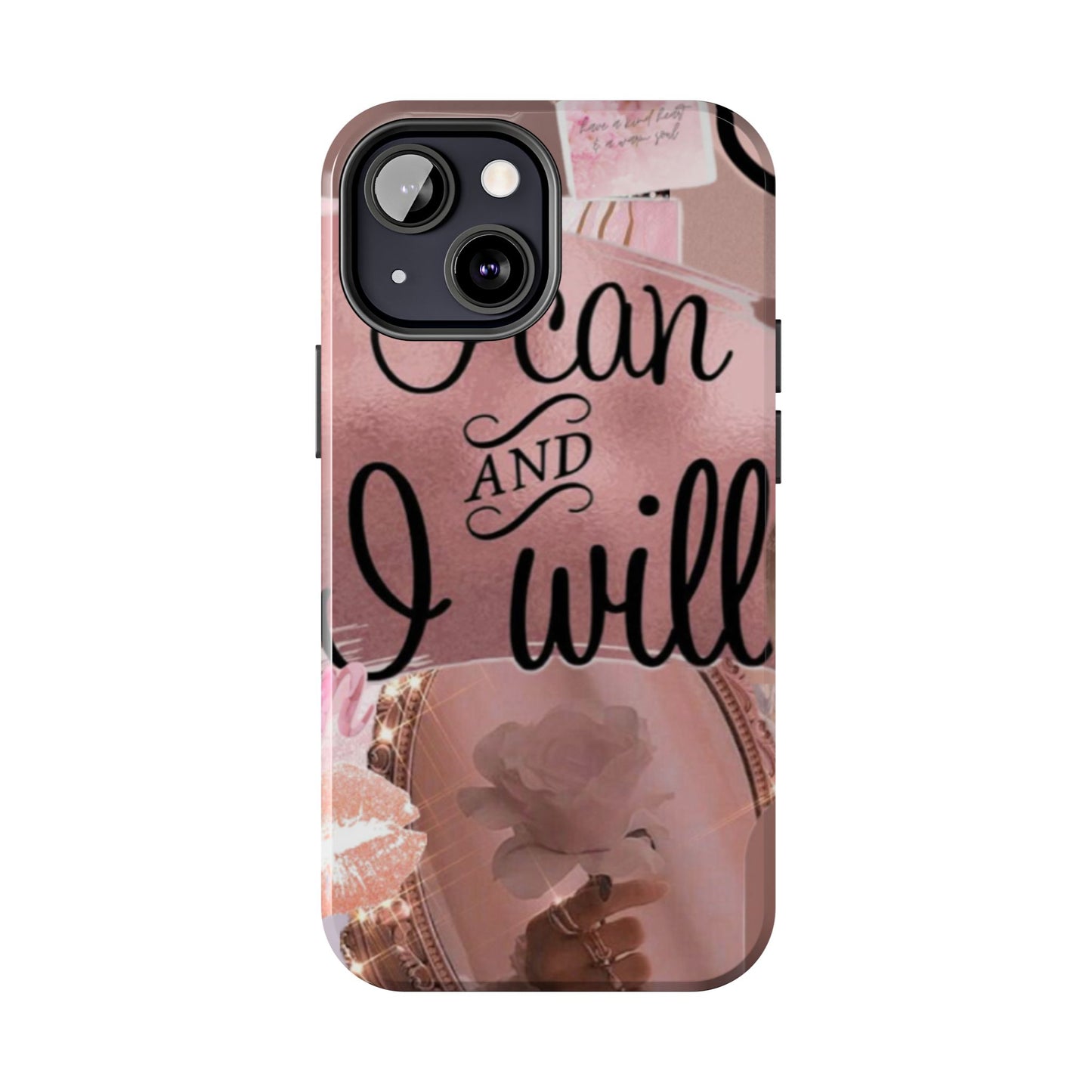 I can and I will  phone case faith, focus, and fierceness