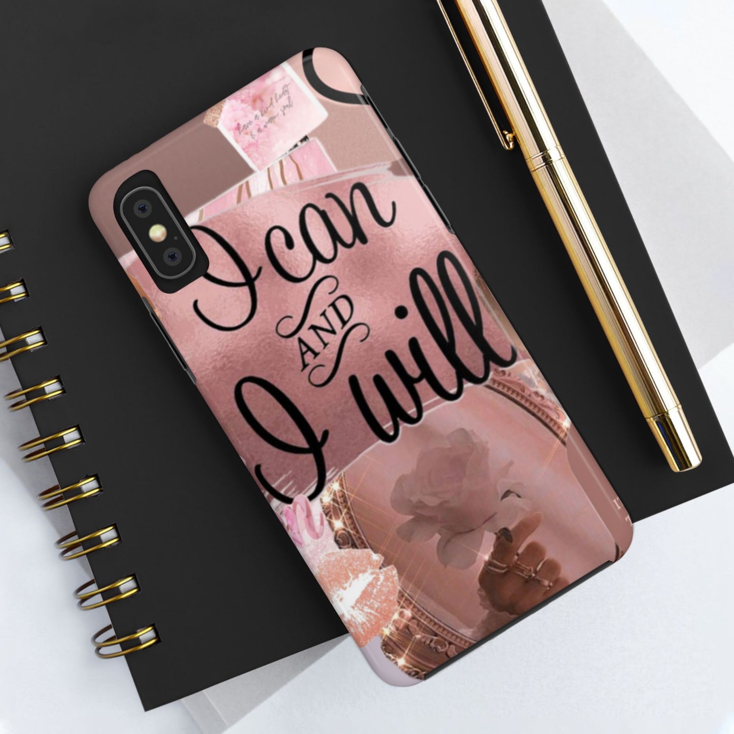 I can and I will  phone case faith, focus, and fierceness