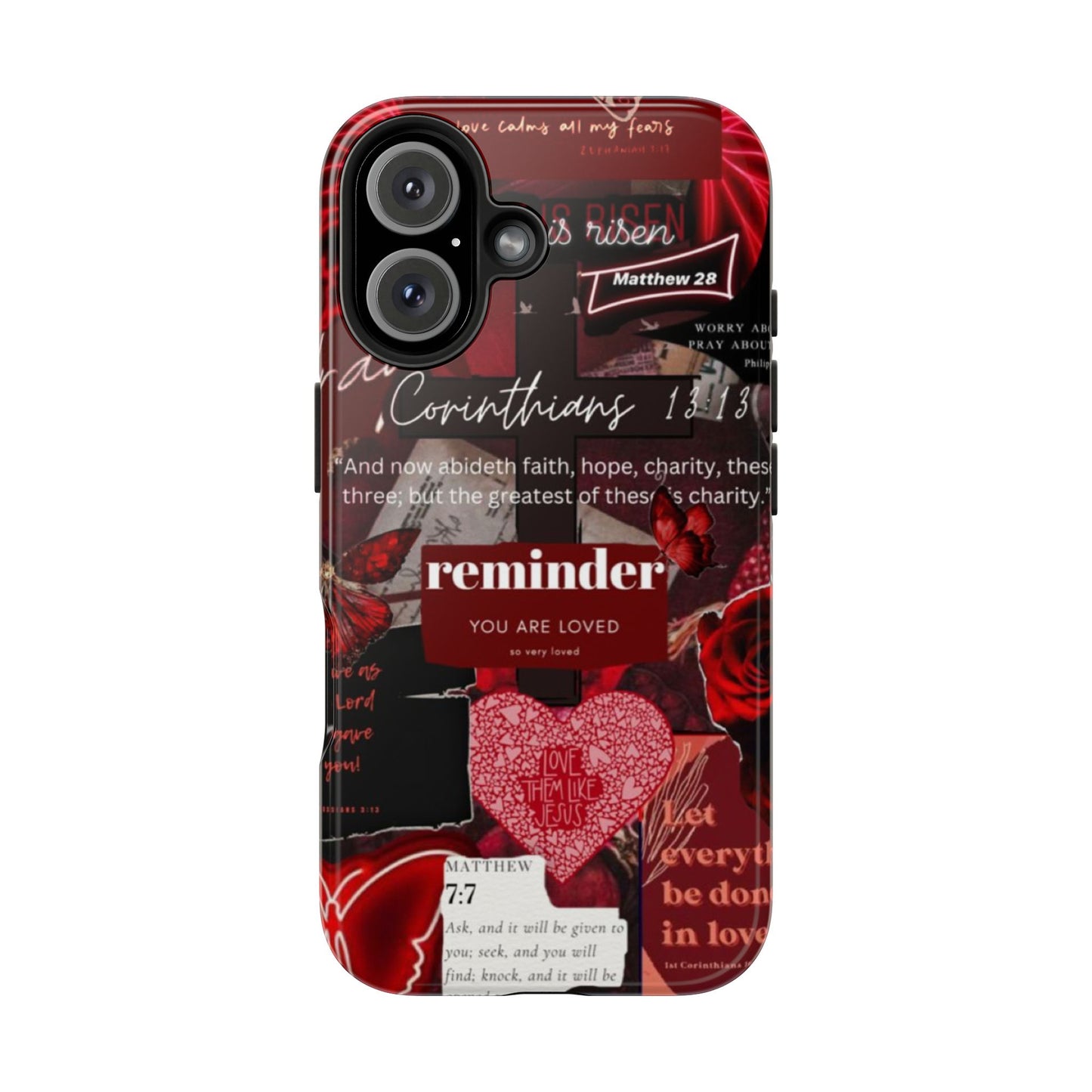 You are loved phone case, faith, love, and bold truth