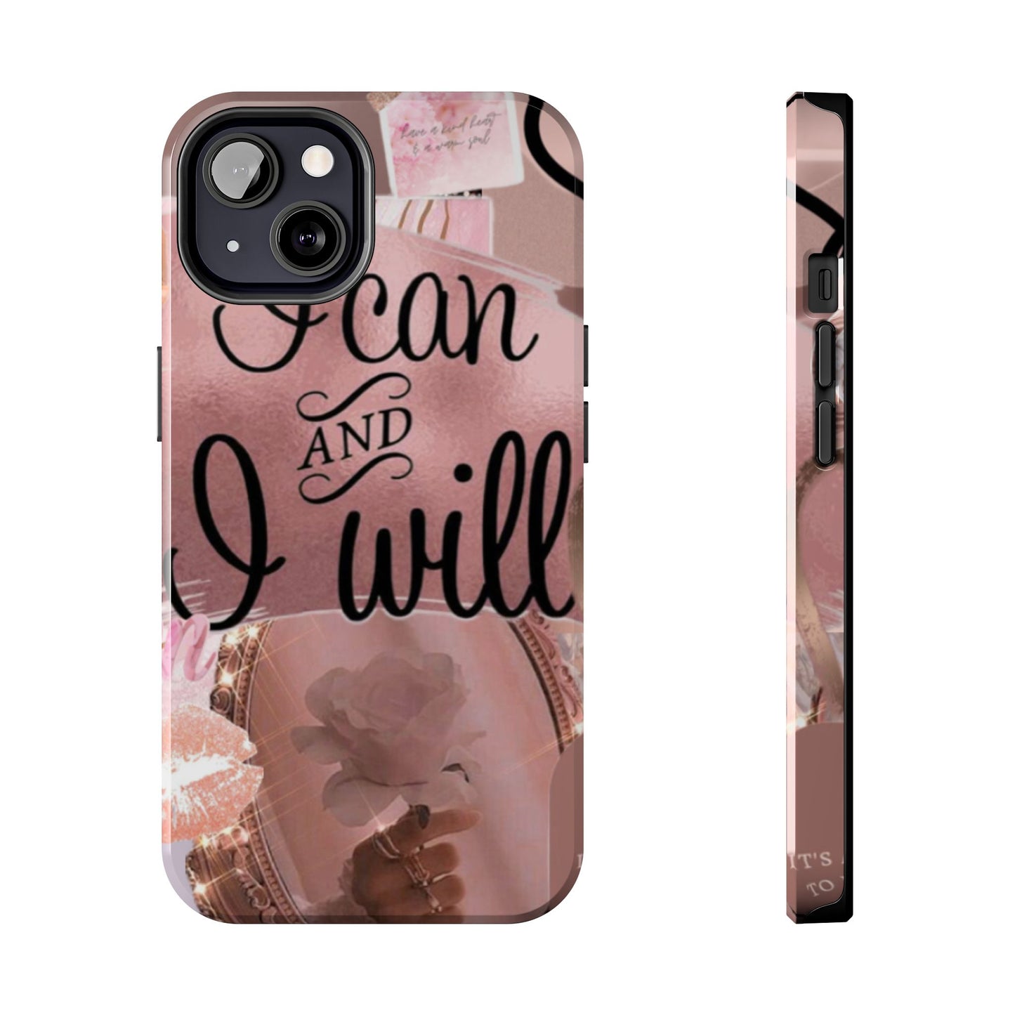 I can and I will  phone case faith, focus, and fierceness
