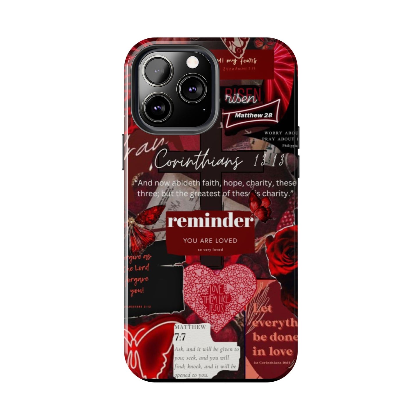 You are loved phone case, faith, love, and bold truth