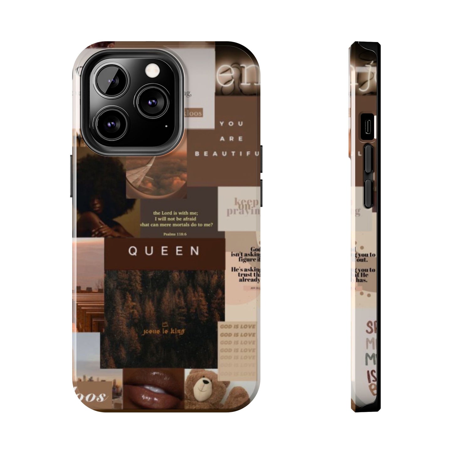 Jesus is King phone case identity, trust and power and every hold