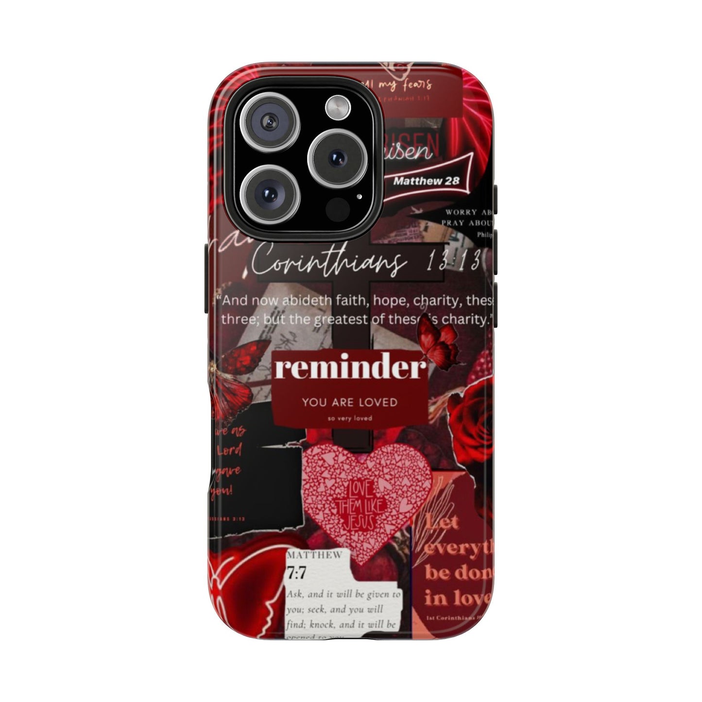You are loved phone case, faith, love, and bold truth
