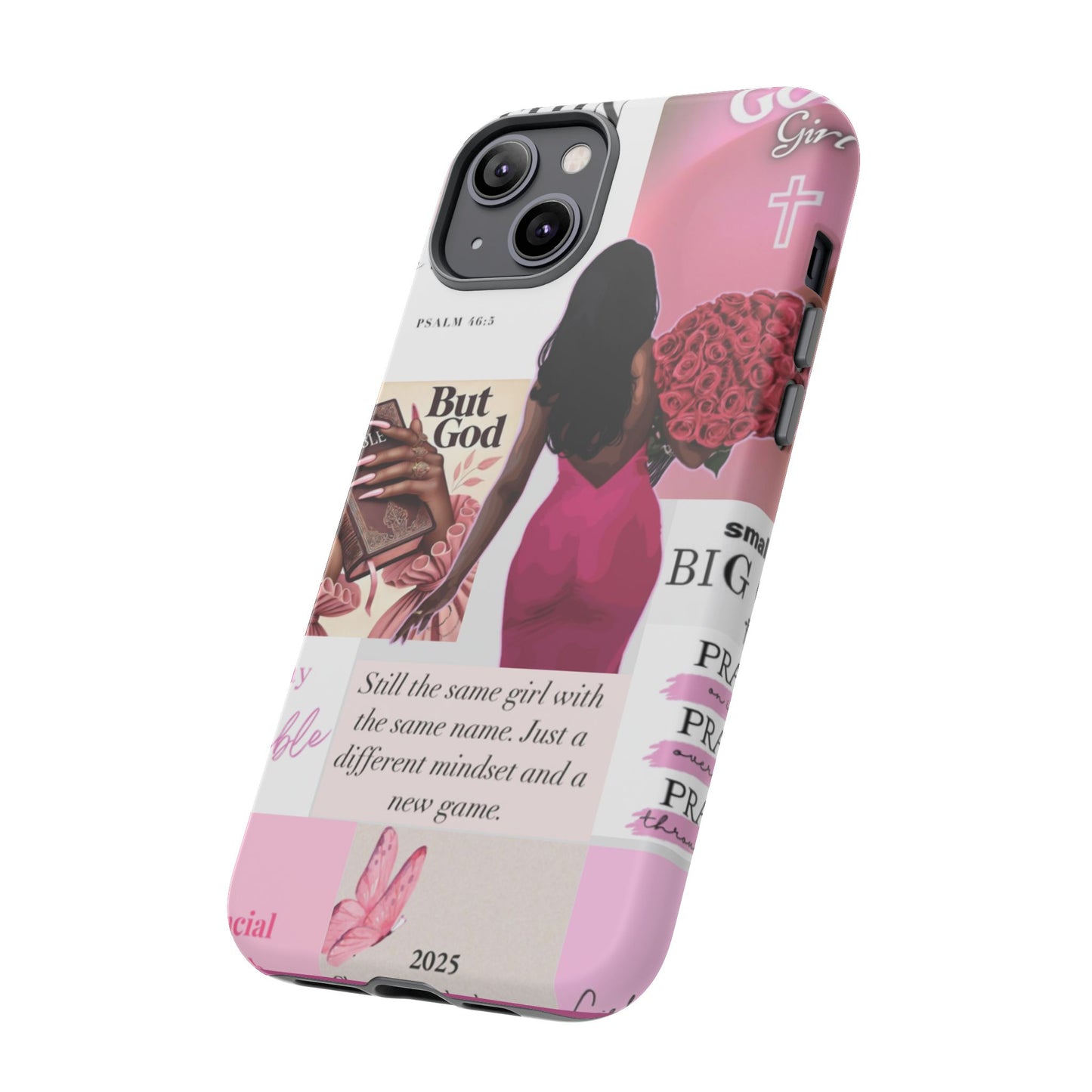 Same girl new game glow up with God phone case