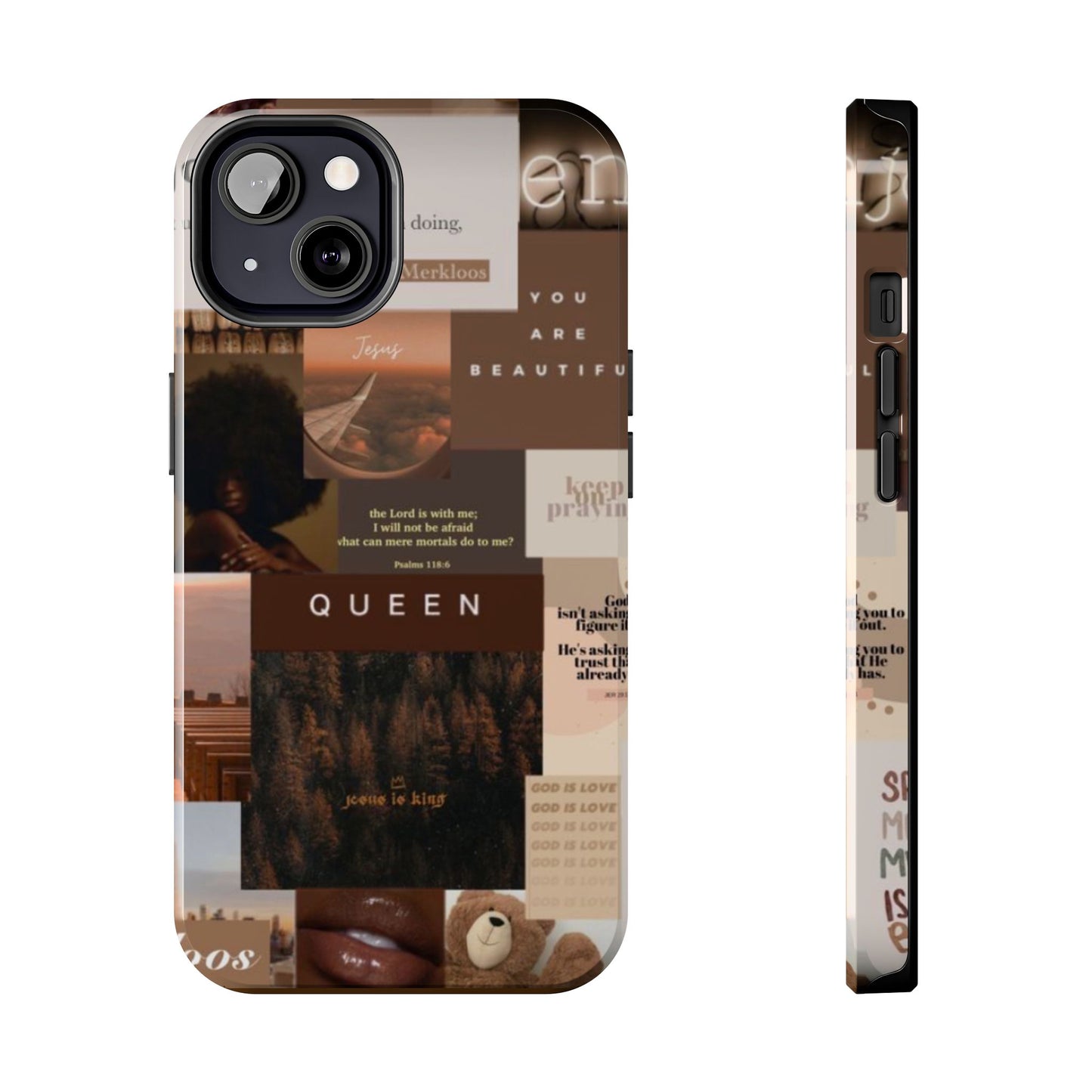 Jesus is King phone case identity, trust and power and every hold