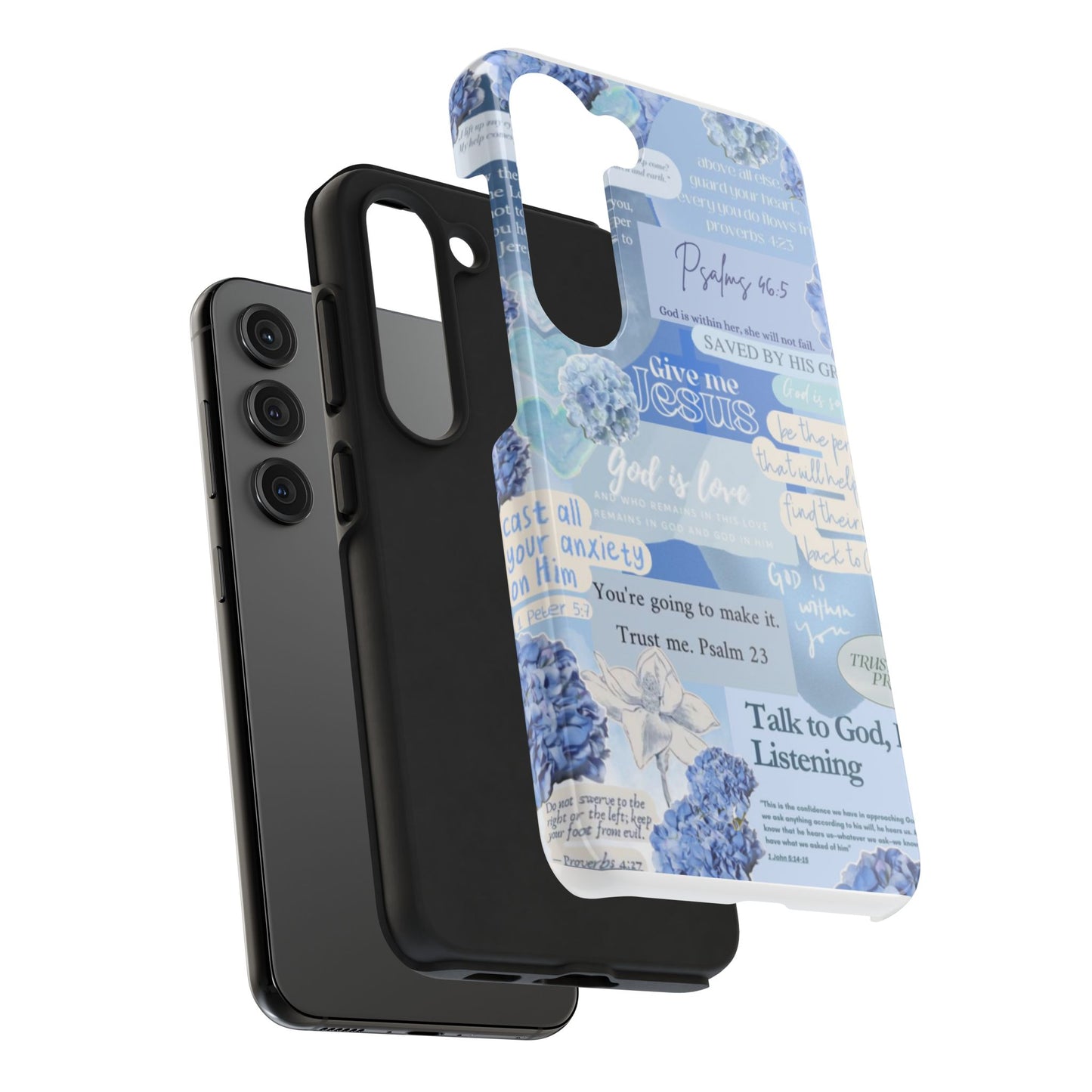 Talk to God he’s listening phone cases