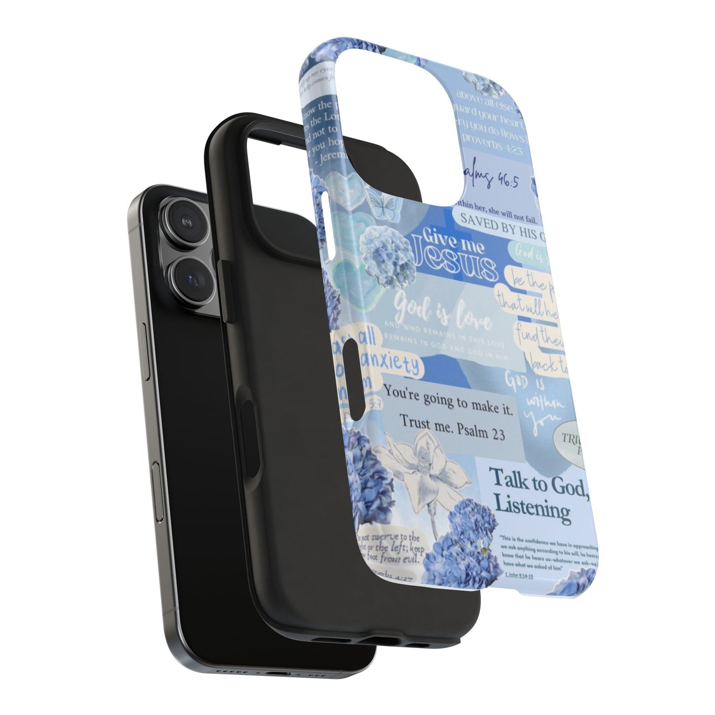 Talk to God he’s listening phone cases