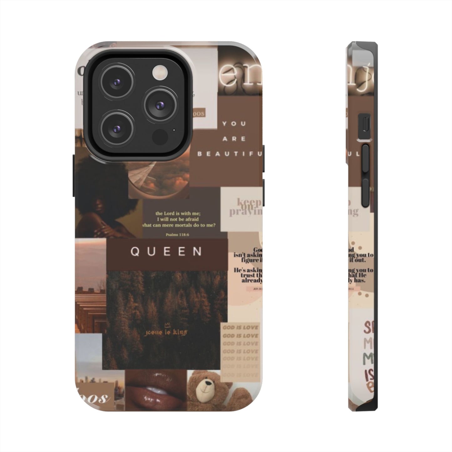 Jesus is King phone case identity, trust and power and every hold