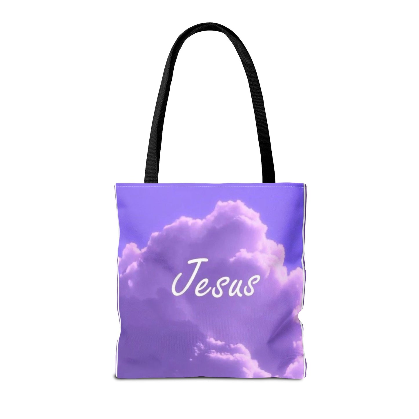 Inspirational Jesus Tote Bag - AOP Cloud Design