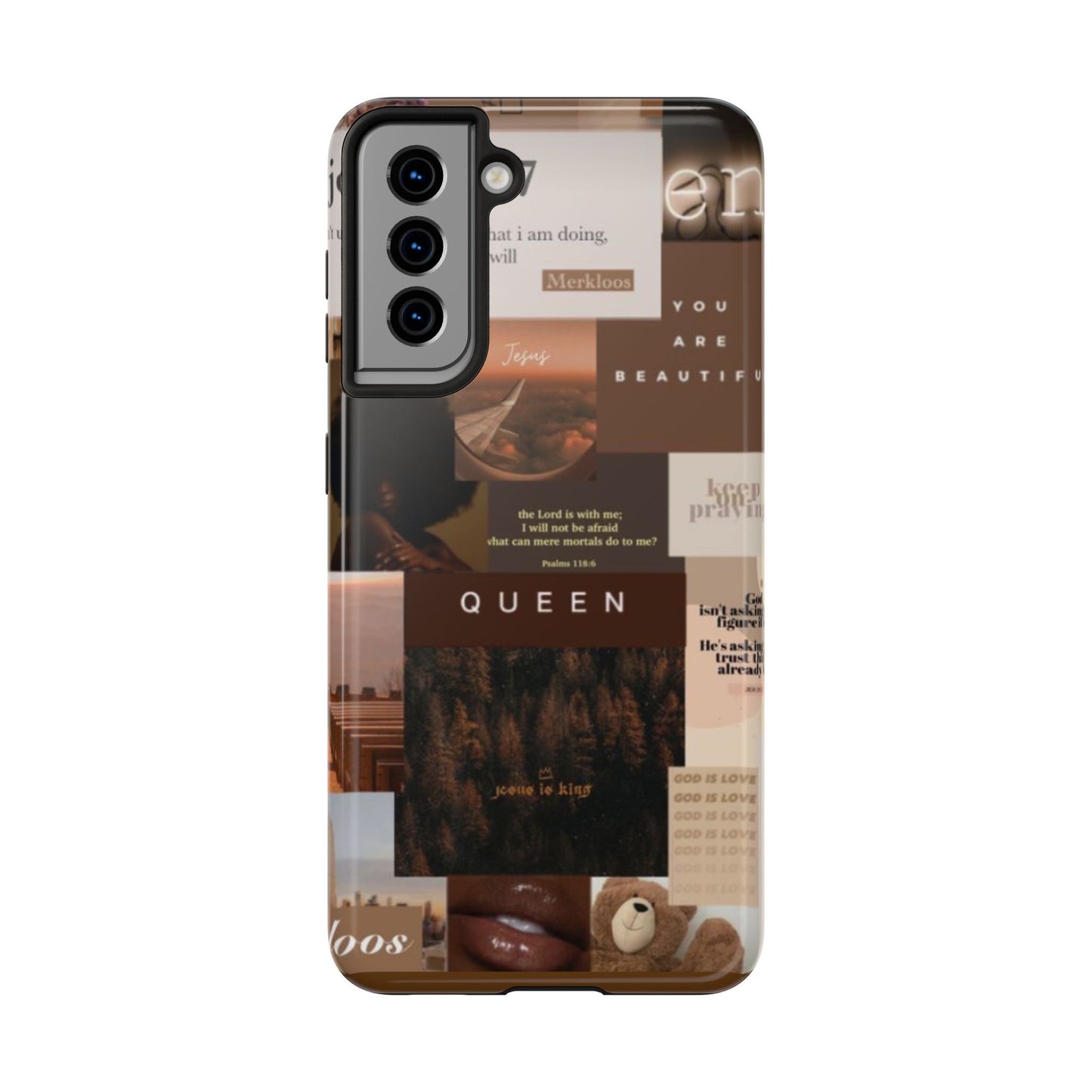 Jesus is King phone case identity, trust and power and every hold
