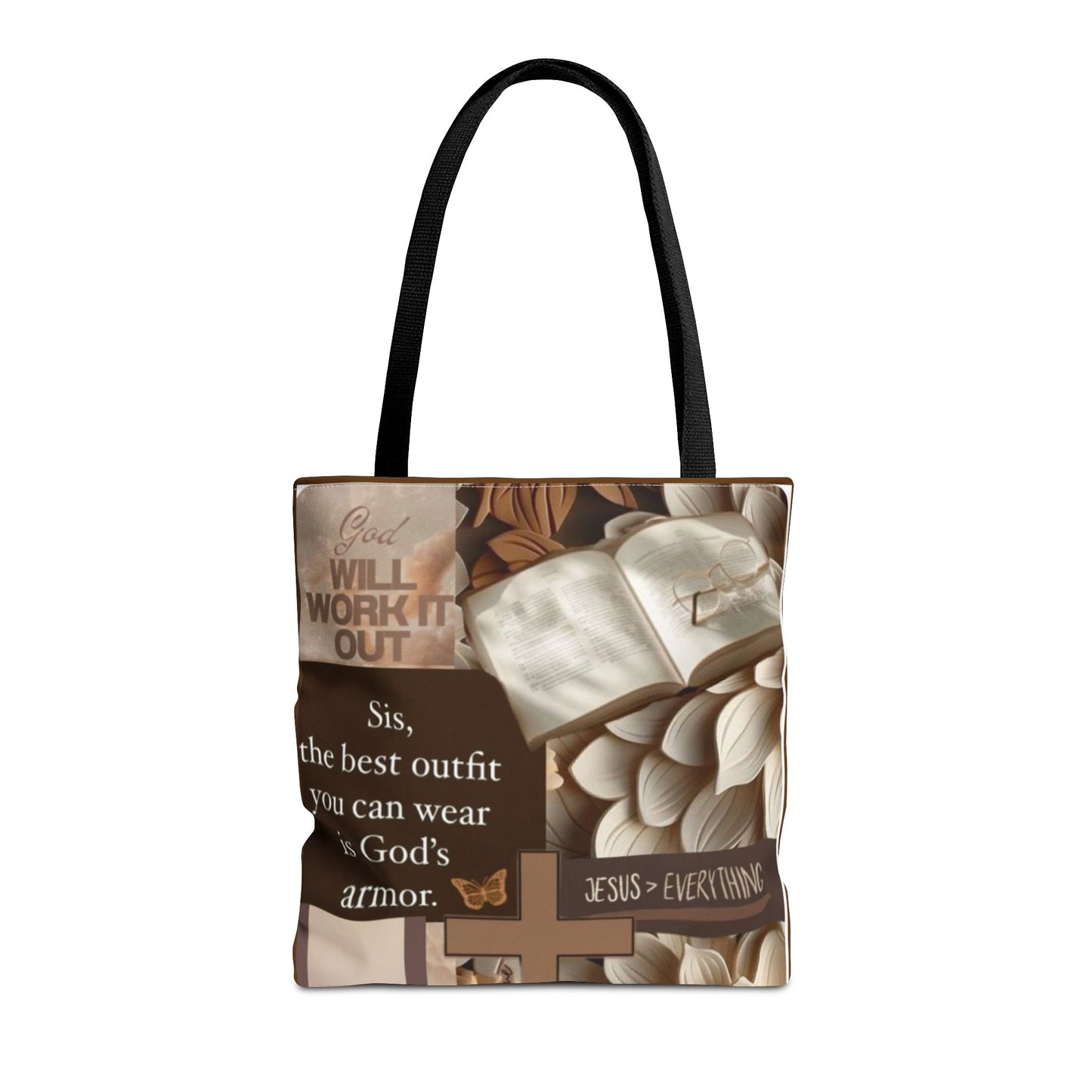 Inspirational Faith Tote Bag - Jesus is Everything Design