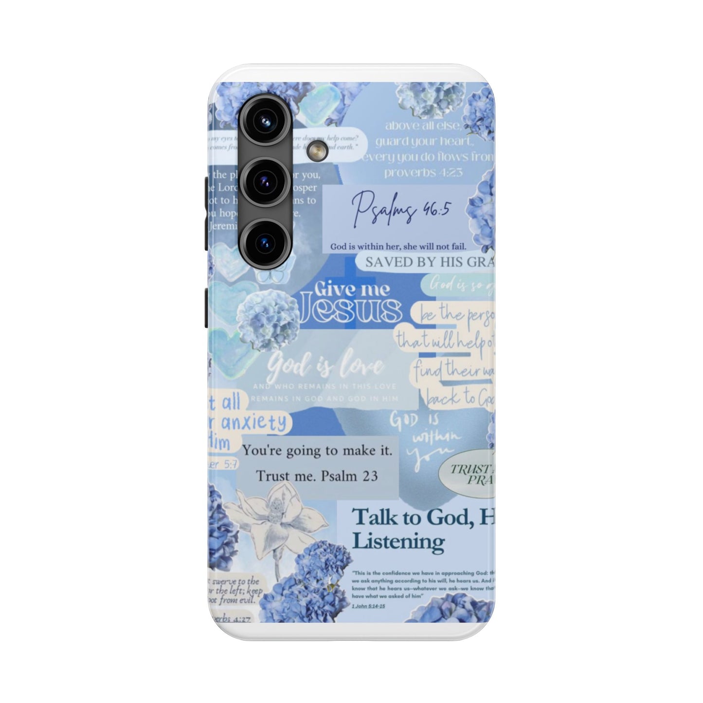 Talk to God he’s listening phone cases