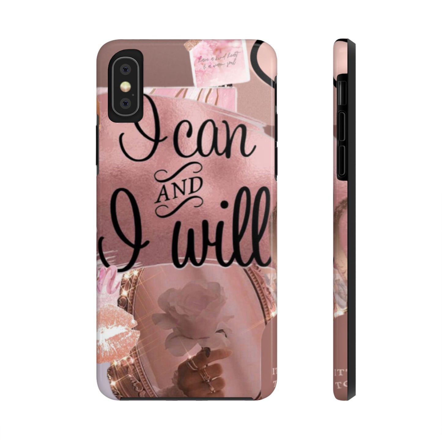 I can and I will  phone case faith, focus, and fierceness