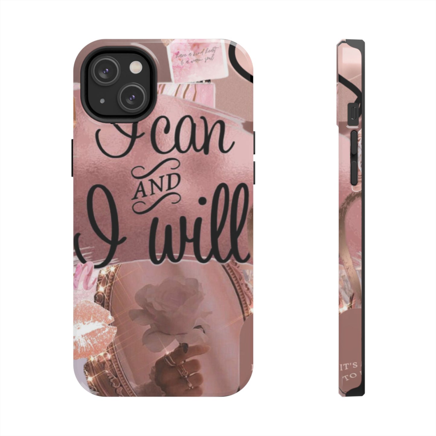 I can and I will  phone case faith, focus, and fierceness