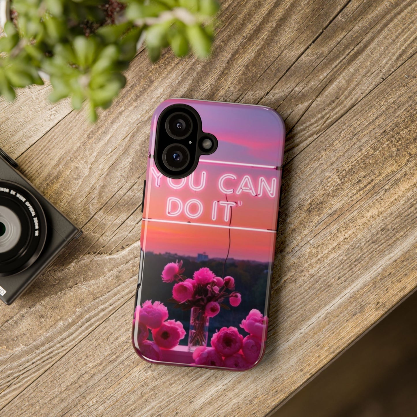 You can do it phone case bold words, soft strength
