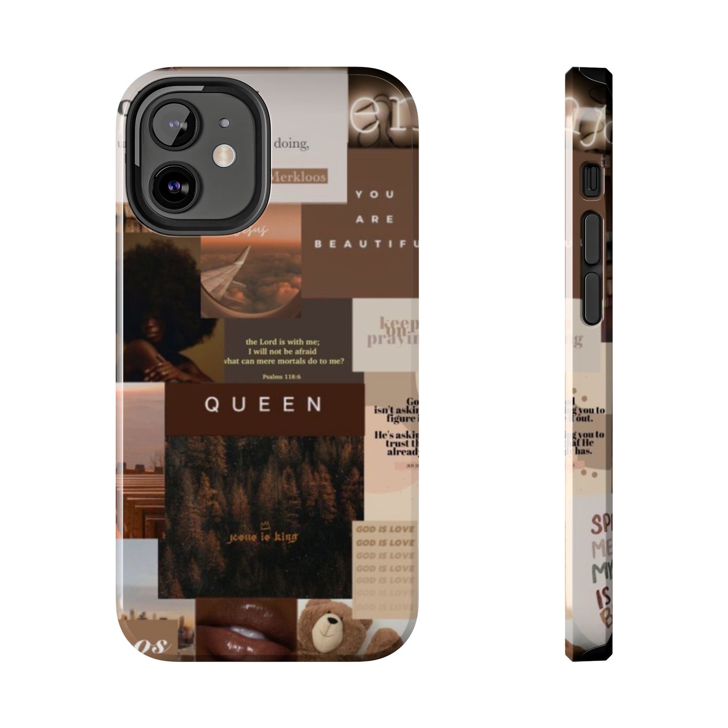 Jesus is King phone case identity, trust and power and every hold