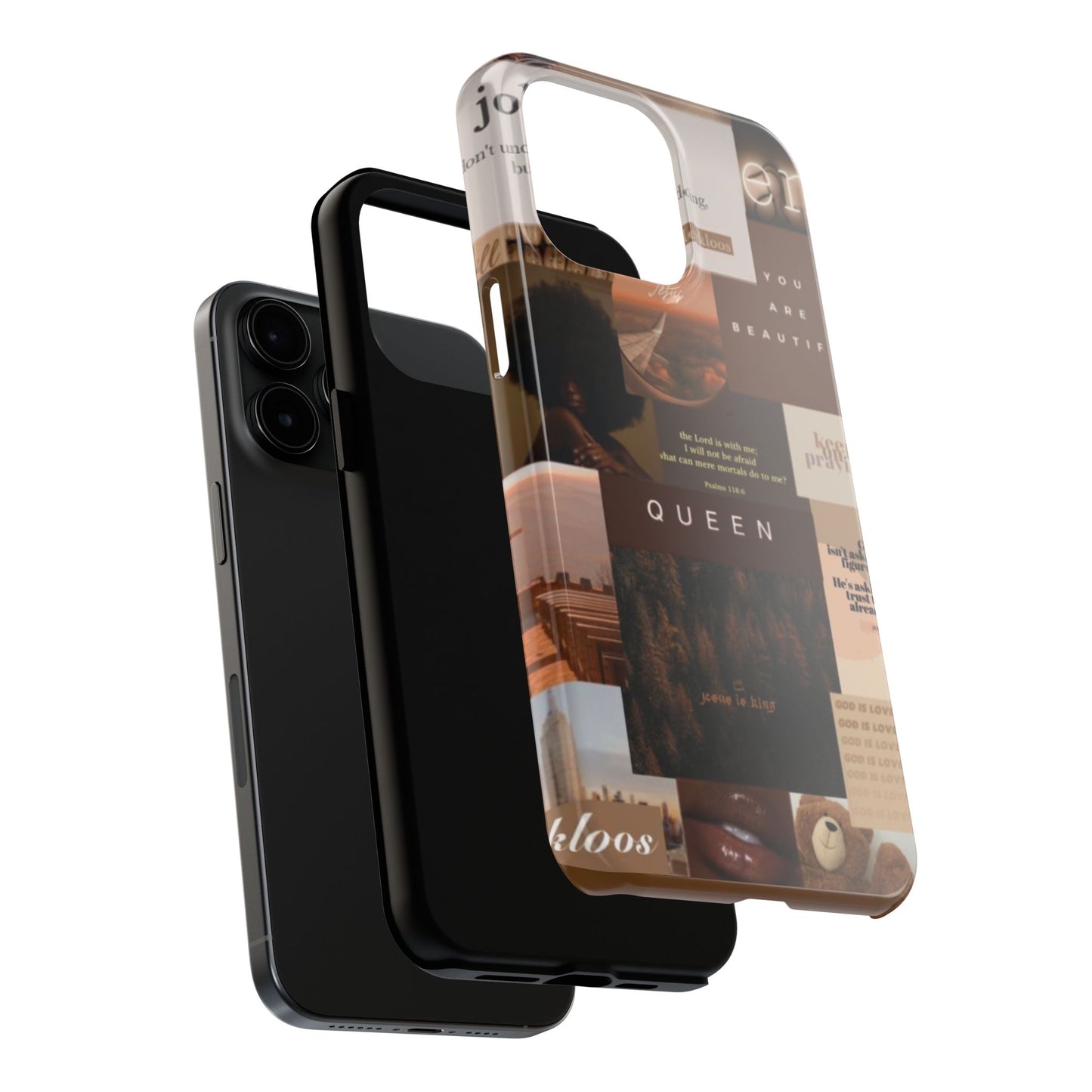 Jesus is King phone case identity, trust and power and every hold