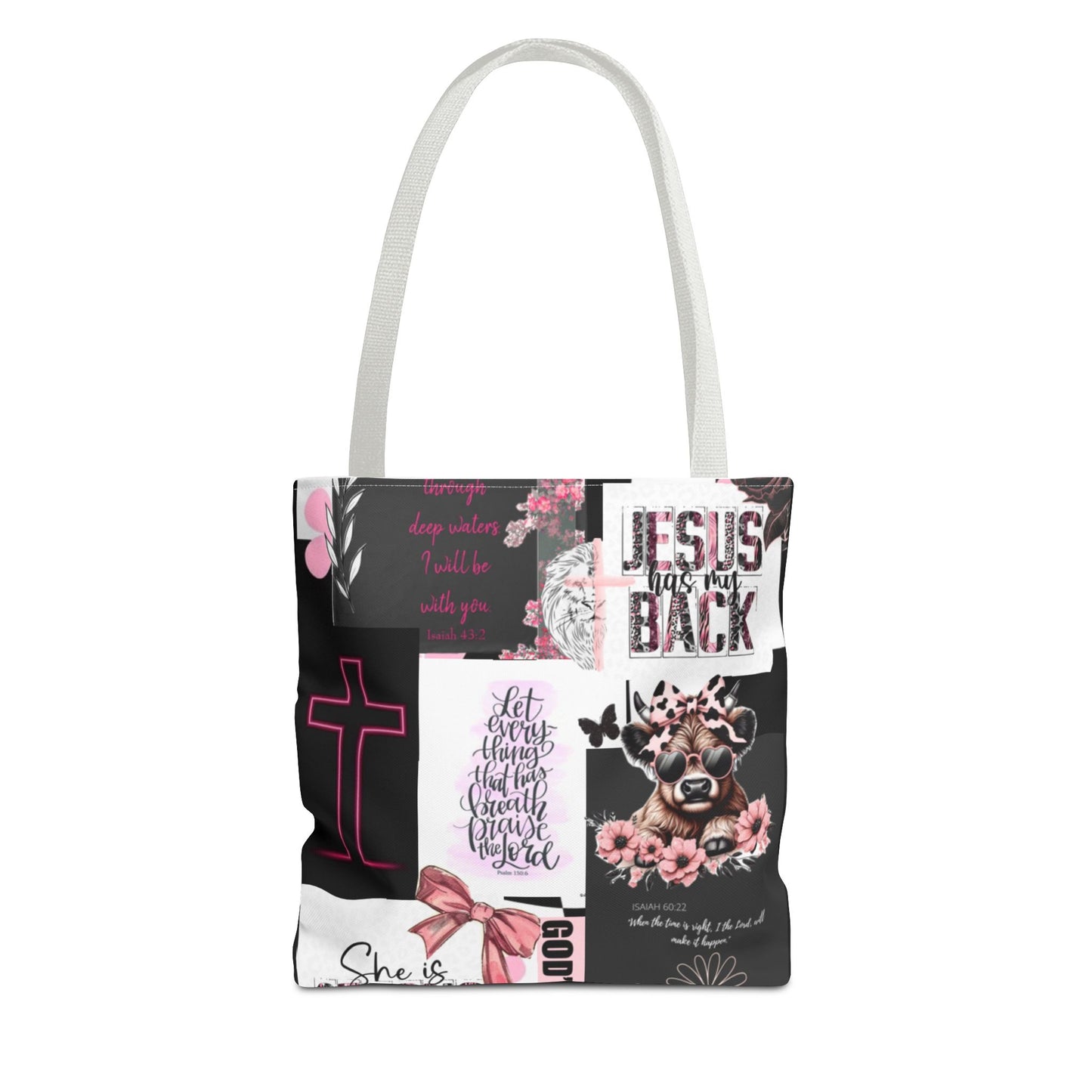 Inspirational Christian Tote Bag - Faith & Love Designs