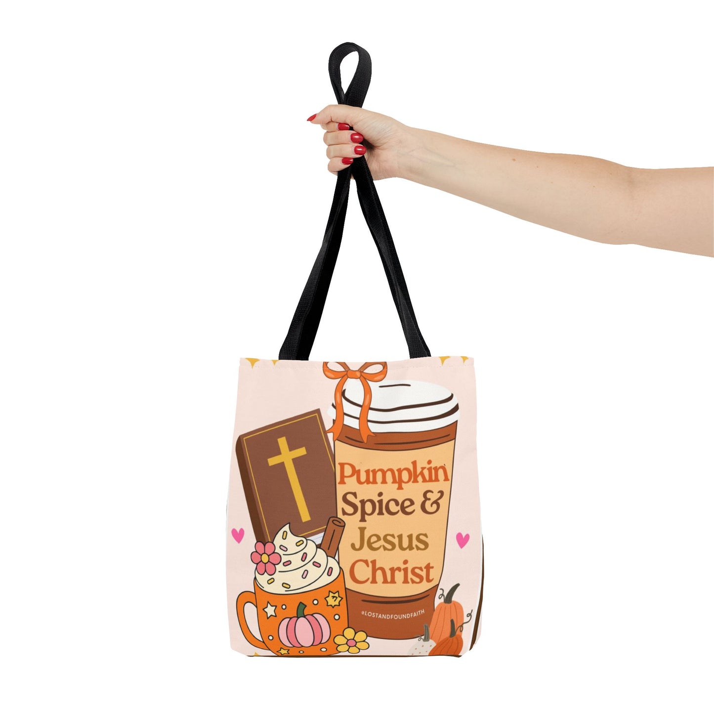 Pumpkin Spice & Jesus Tote Bag