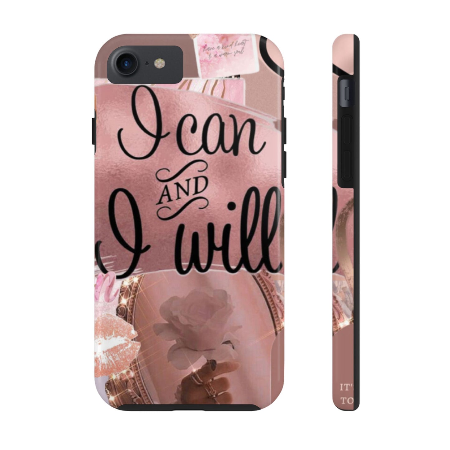I can and I will  phone case faith, focus, and fierceness