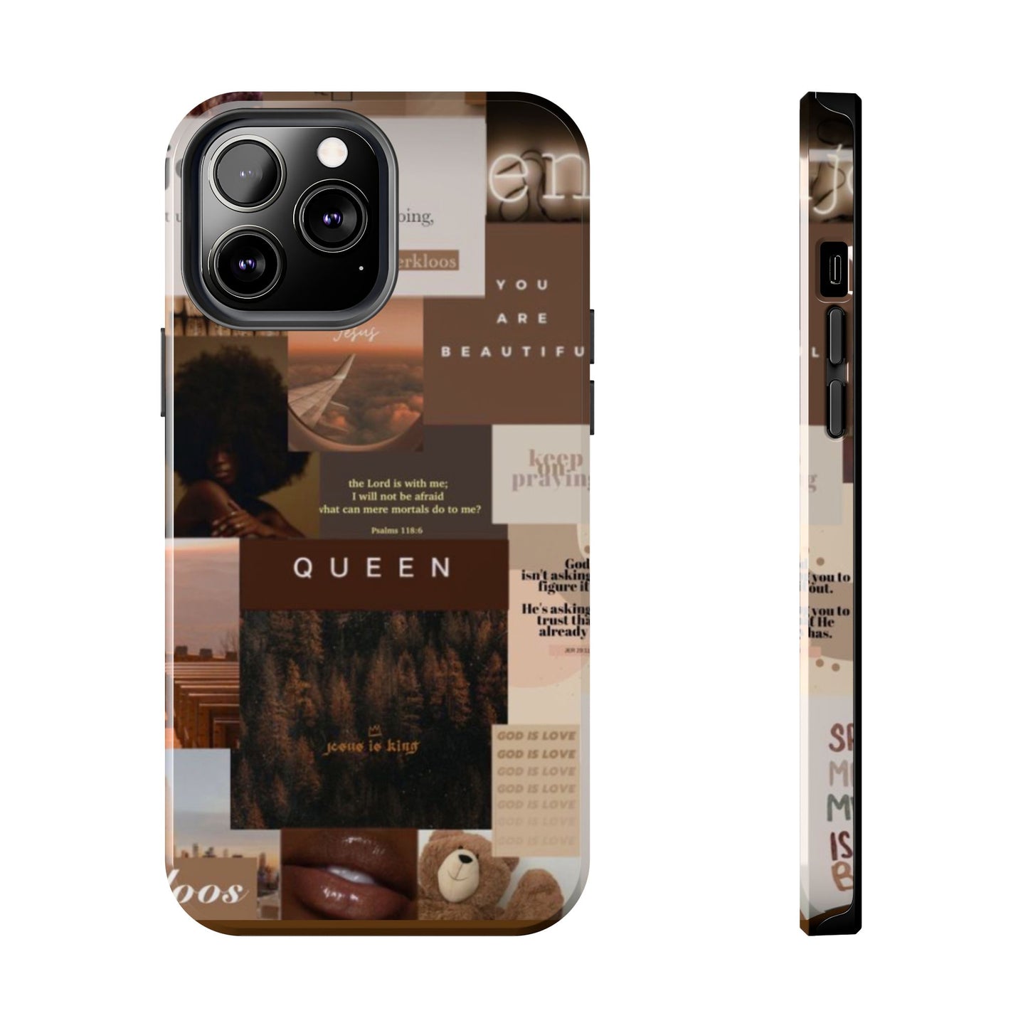 Jesus is King phone case identity, trust and power and every hold