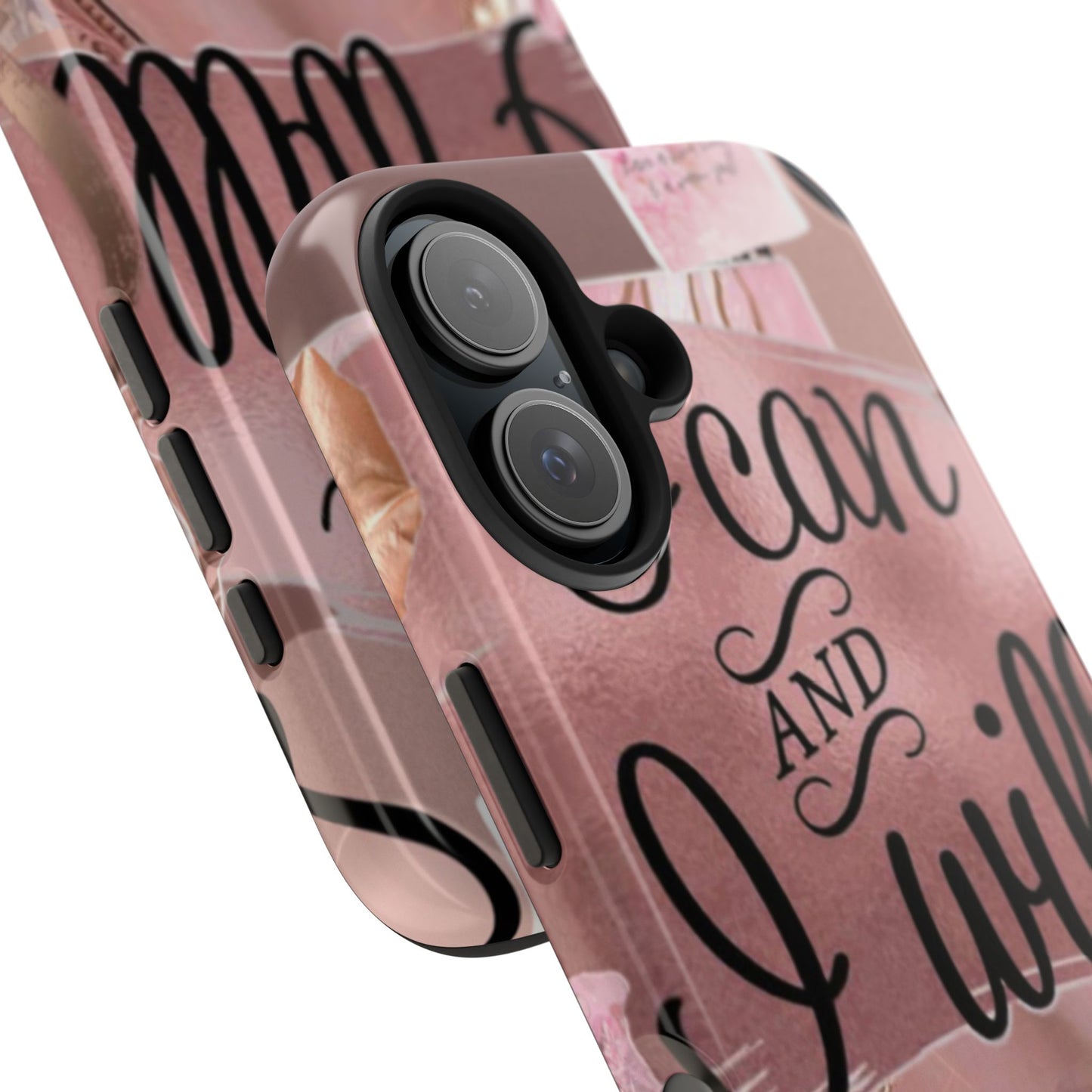 I can and I will  phone case faith, focus, and fierceness