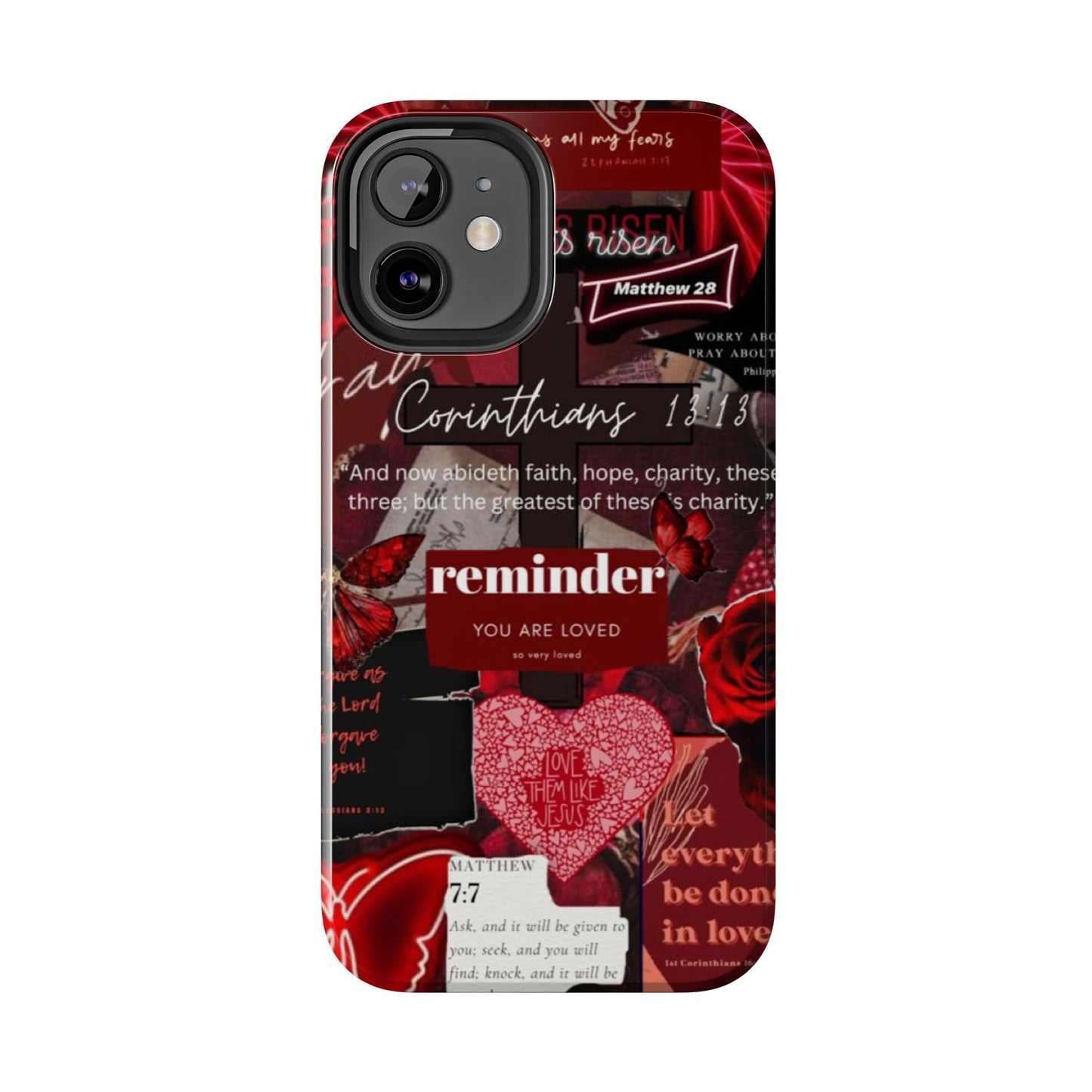 You are loved phone case, faith, love, and bold truth
