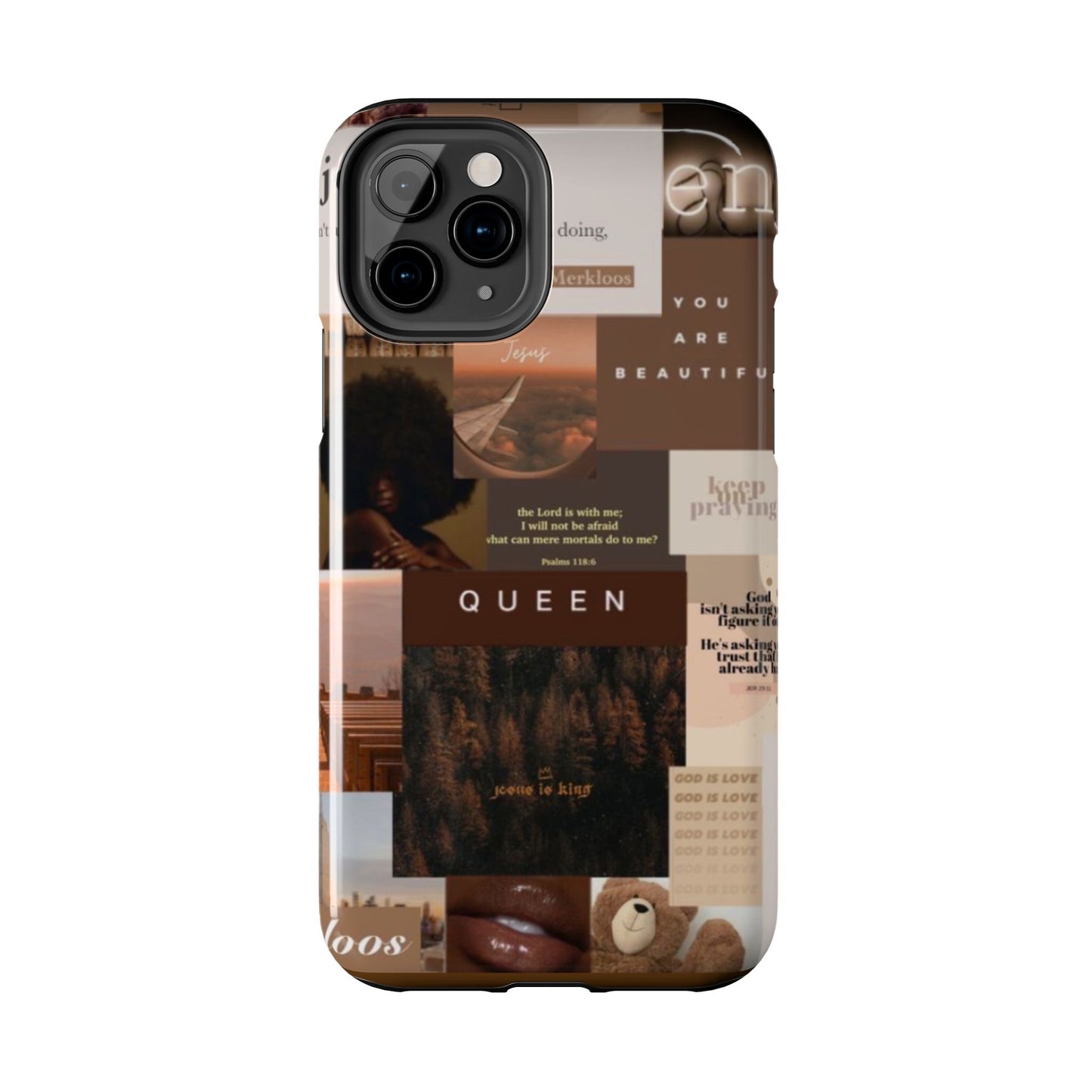 Jesus is King phone case identity, trust and power and every hold