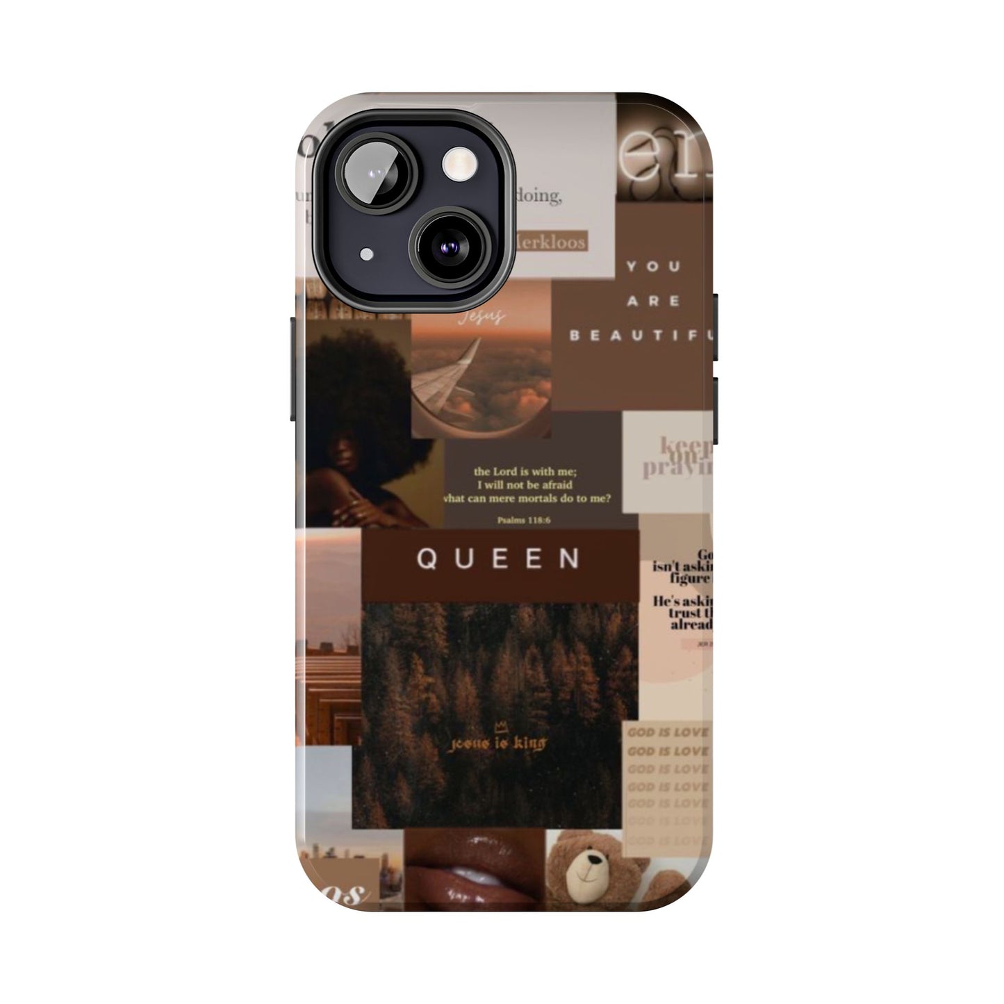 Jesus is King phone case identity, trust and power and every hold