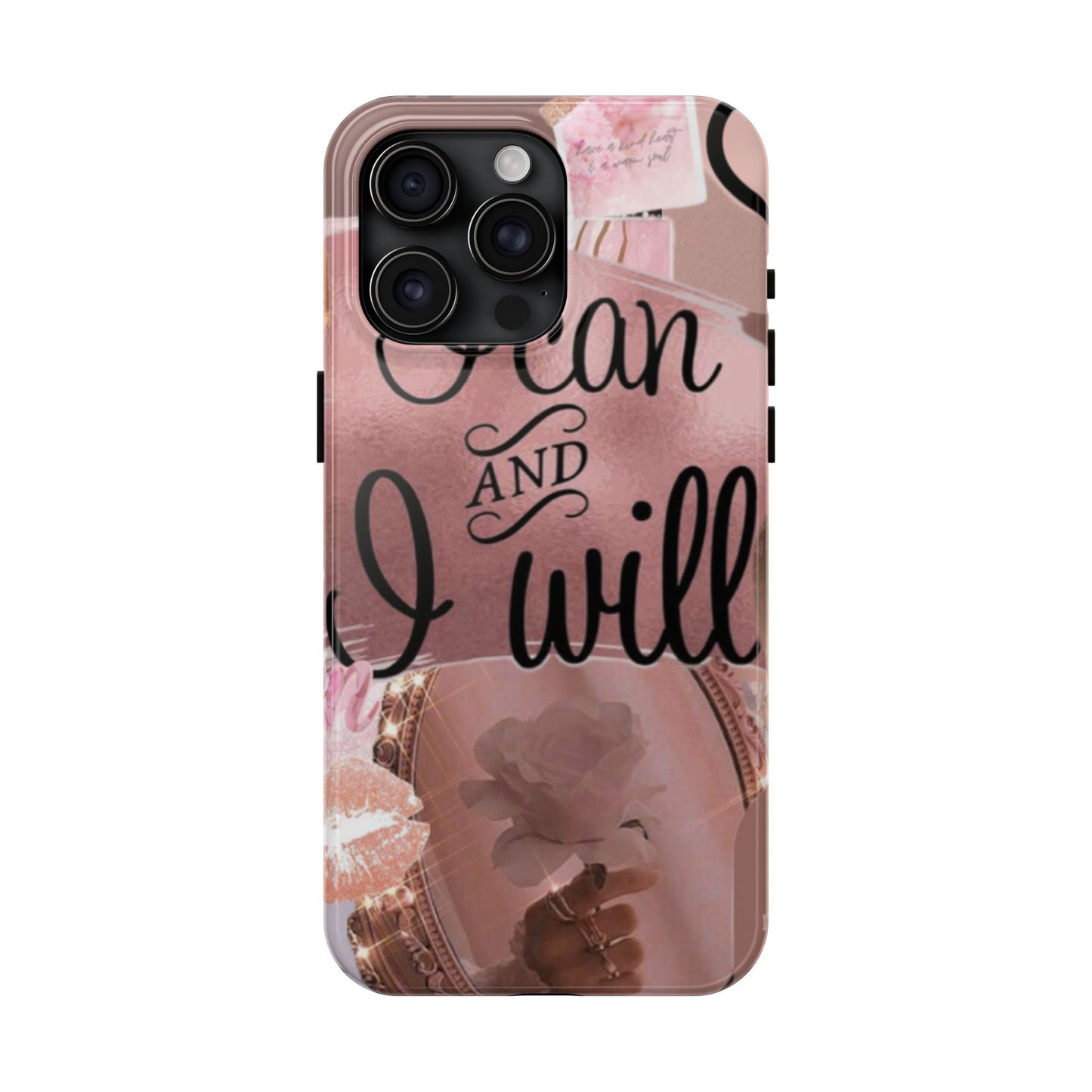 I can and I will  phone case faith, focus, and fierceness