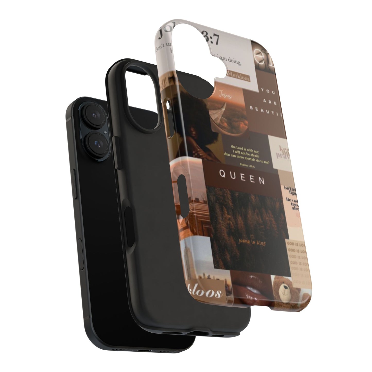 Jesus is King phone case identity, trust and power and every hold