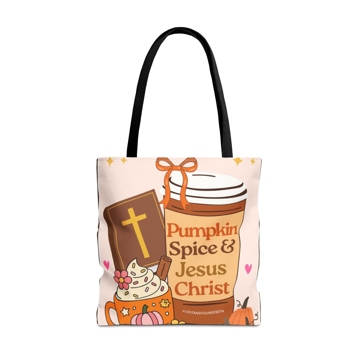 Pumpkin Spice & Jesus Tote Bag