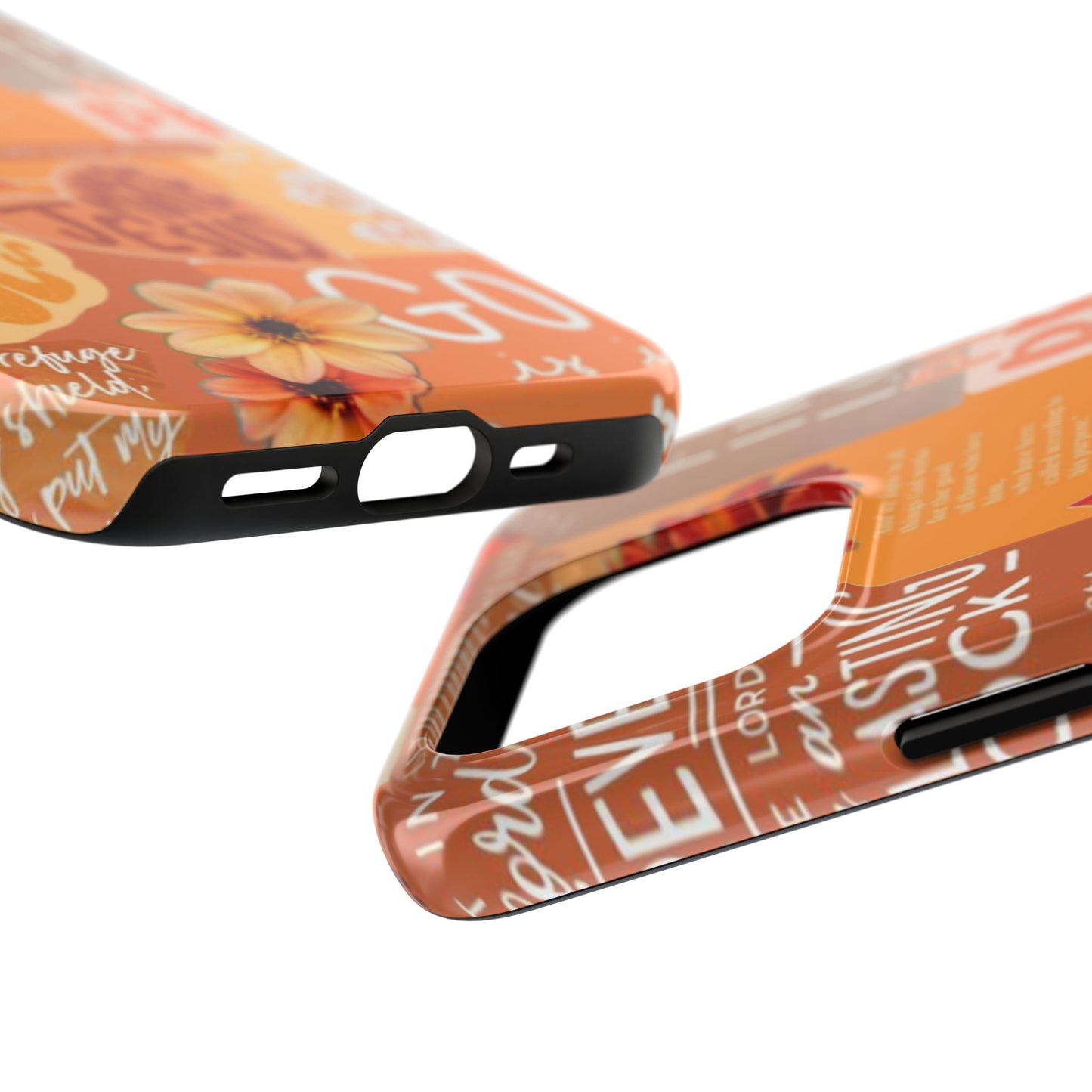 God is in control phone case, bright, bold and prayer filled